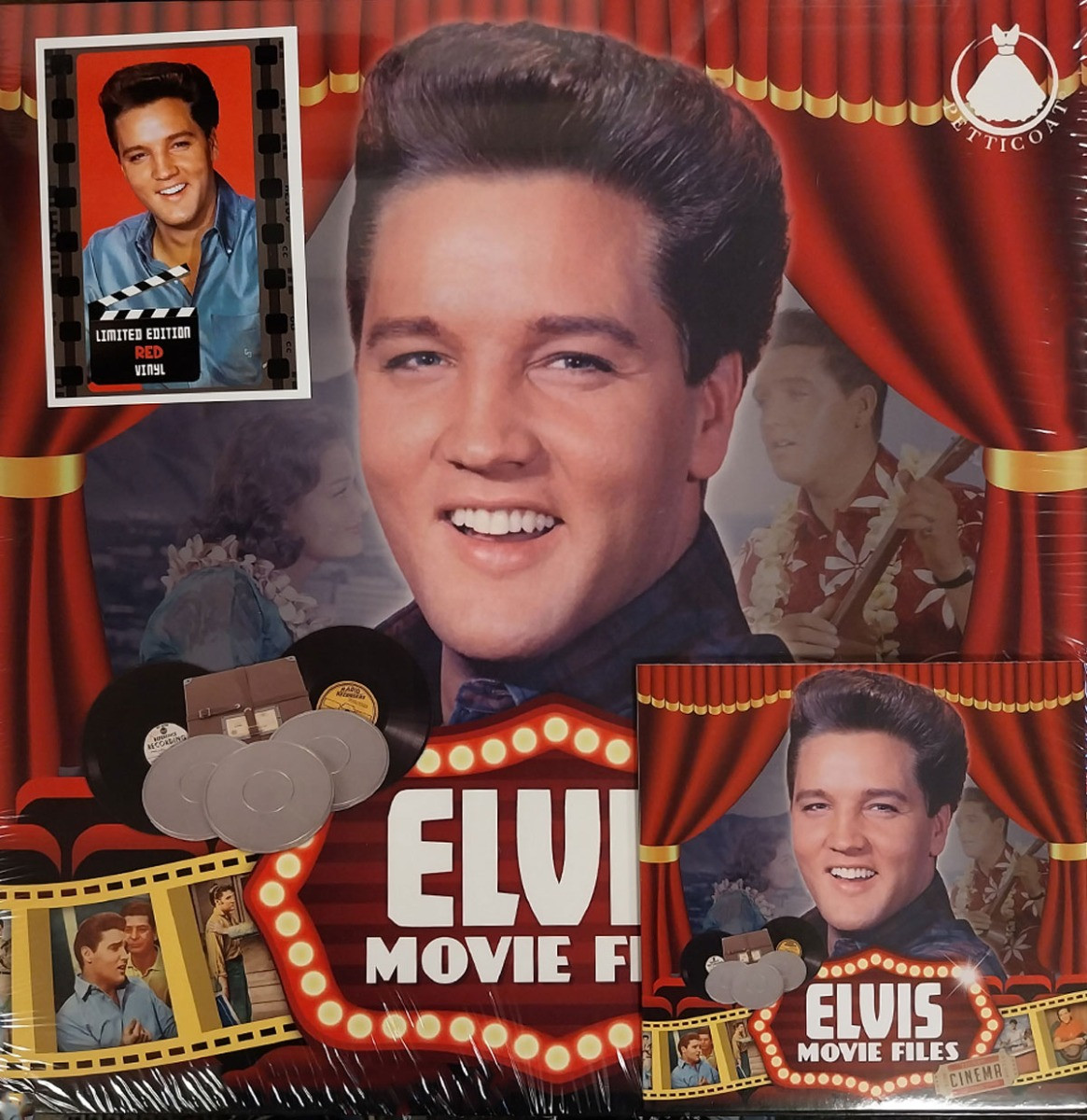 Elvis Presley - Movie Files Volume 2 (Rood Vinyl) LP + CD