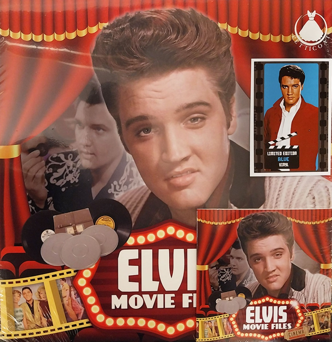Elvis Presley - Movie Files Volume 3 (Blauw Vinyl) LP + CD