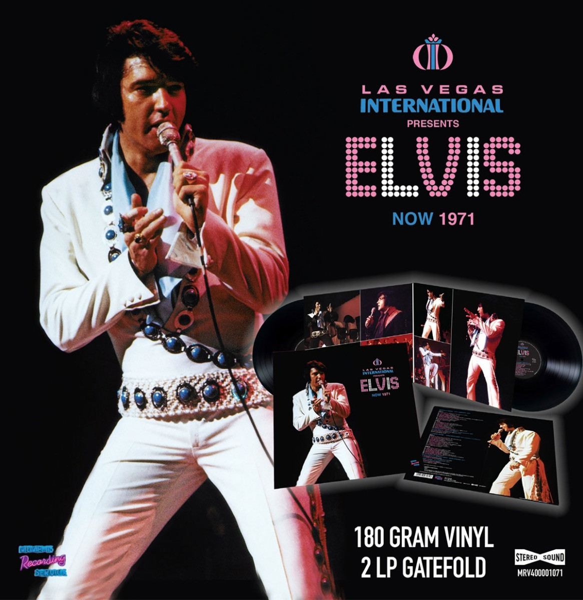 Elvis Presley - Las Vegas International Presents Elvis Now 1971 (Zwart Vinyl) 2LP