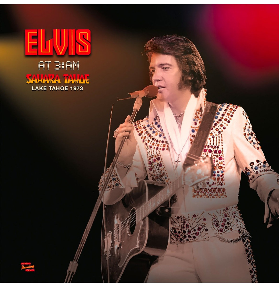Elvis Presley - Elvis at 3:AM Sahara Tahoe Lake Tahoe 1973 ZWART VINYL