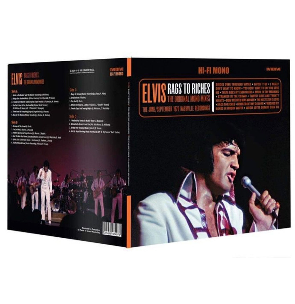 Elvis Presley - Rags to Riches 2LP Zwart Vinyl plus CD
