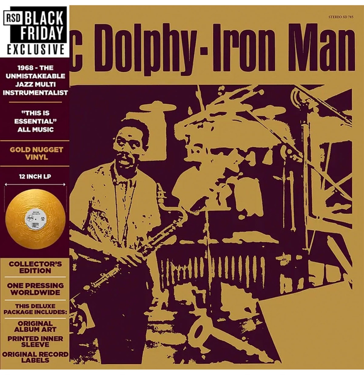 Eric Dolphy - Iron Man (Gekleurd Vinyl) (Record Store Day Black Friday 2023) LP