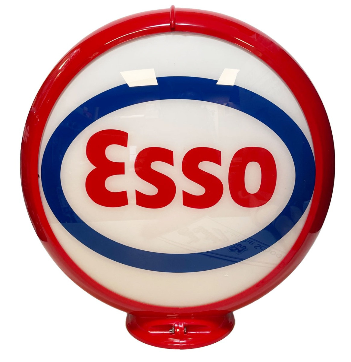 Esso Oval Logo Benzinepomp Bol - PVC Lenzen