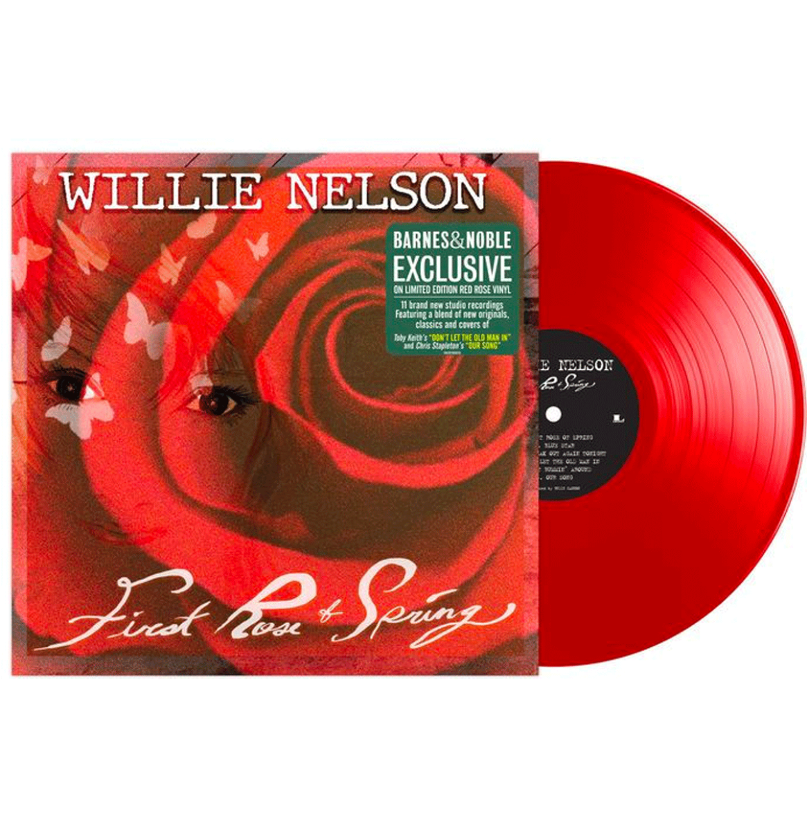 Willie Nelson - First Rose Of Spring (Gekleurd Vinyl) (Barnes & Noble Exclusive) LP
