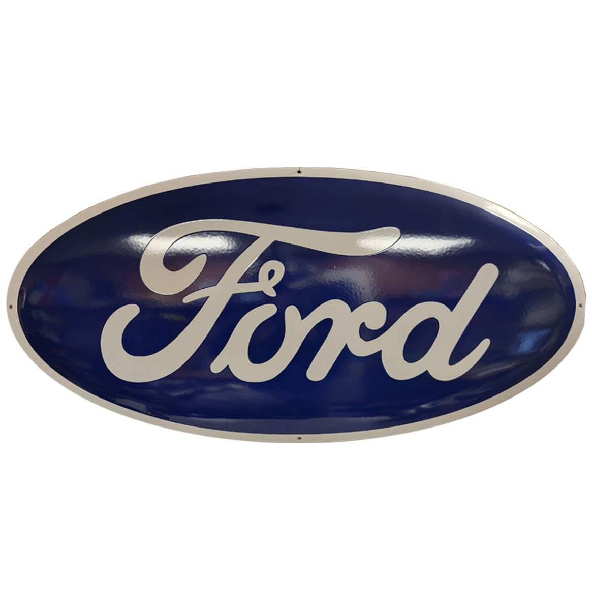 Ford Logo Emaille Bord - 100 x 50 cm