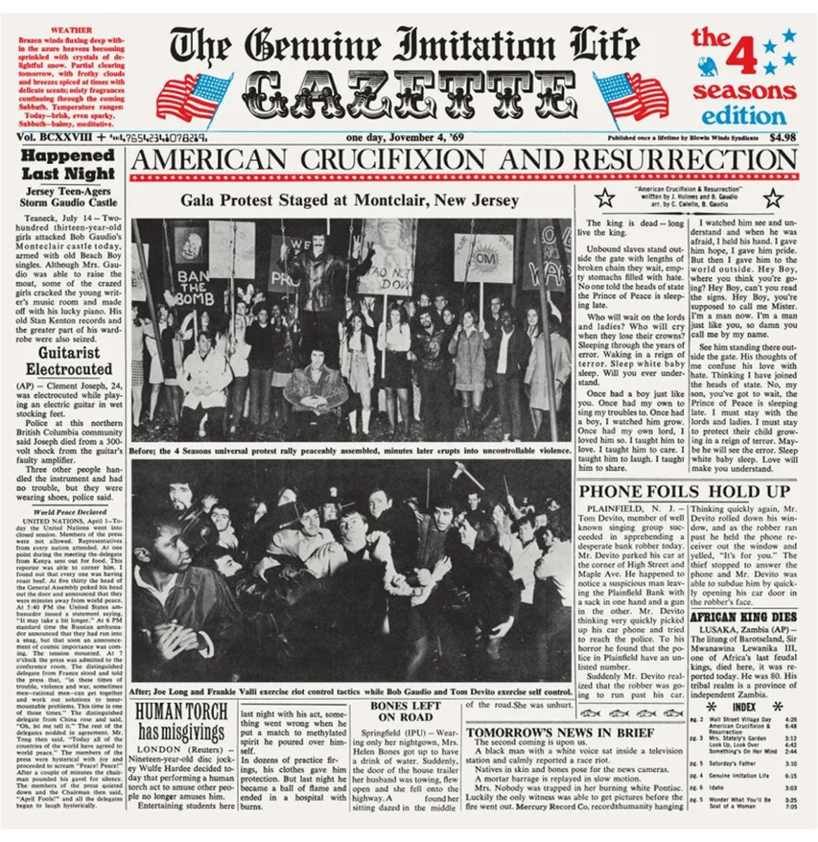 Frankie Valli & Four Seasons - The Genuine Imitation Life Gazette (Record Store Day 2024) LP