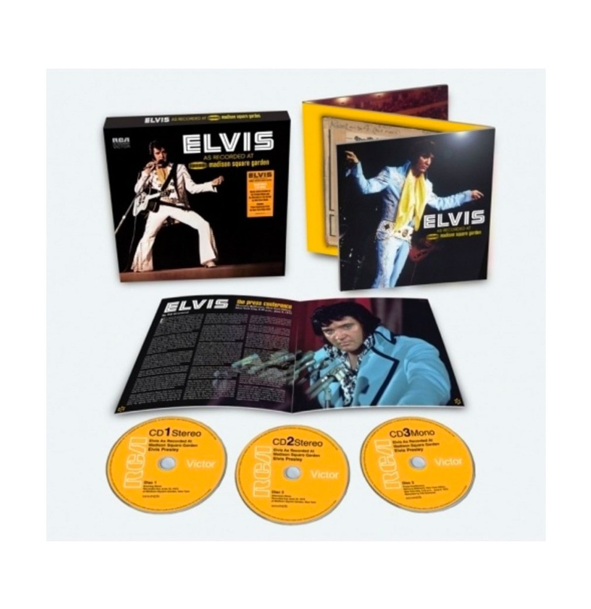 Elvis Presley - Elvis As Recorded At Madison Square Garden 3CD FTD-Label APRIL/MEI 2023