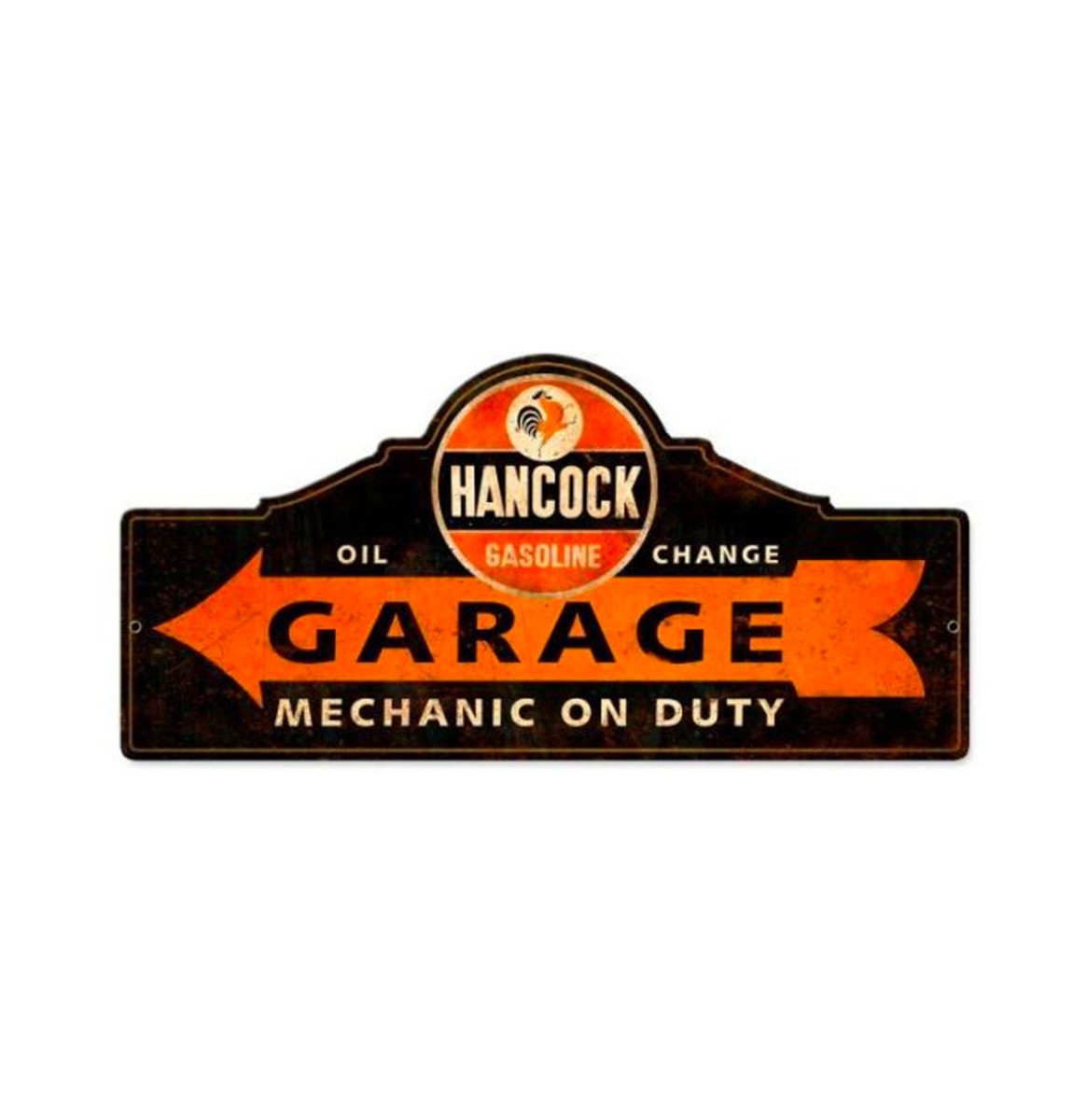 Hancock Oil Garage Zwaar Metalen Bord 66x30 cm