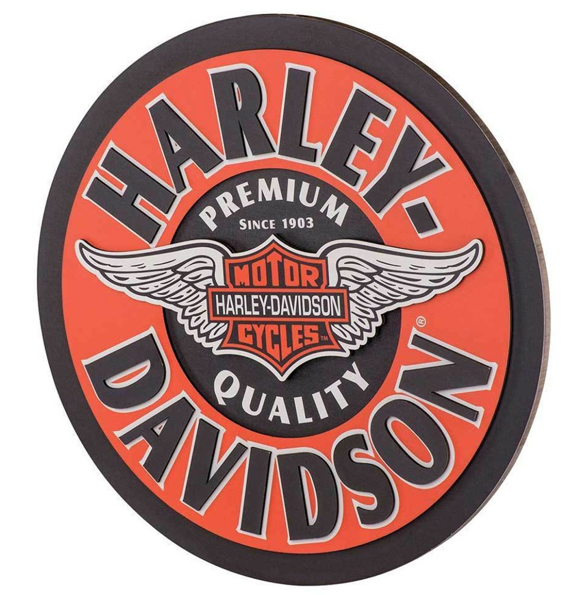 Harley-Davidson Winged Logo Wandbord