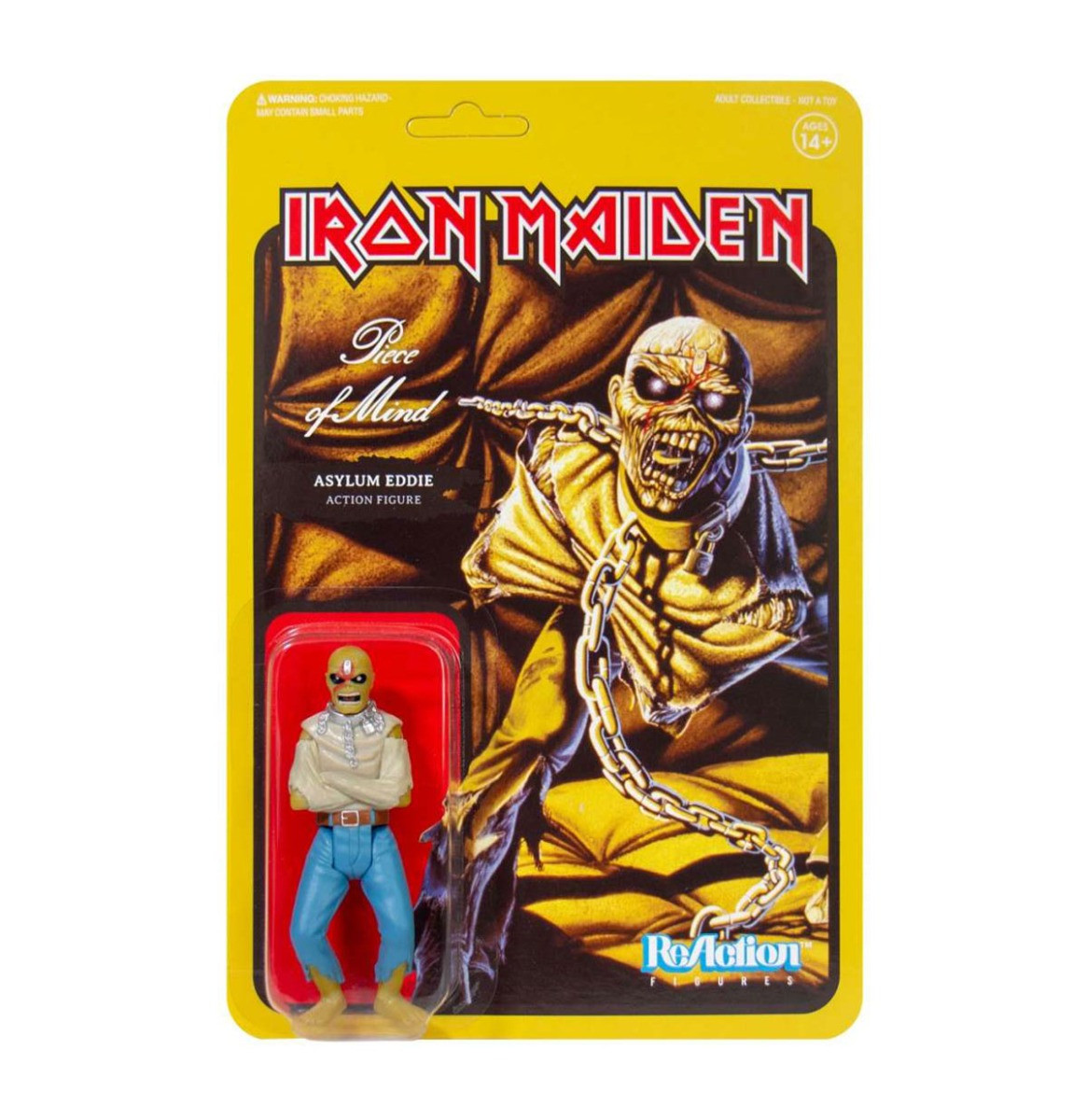 Iron Maiden: Piece of Mind - Asylum Eddie 3.75 inch ReAction Figuur