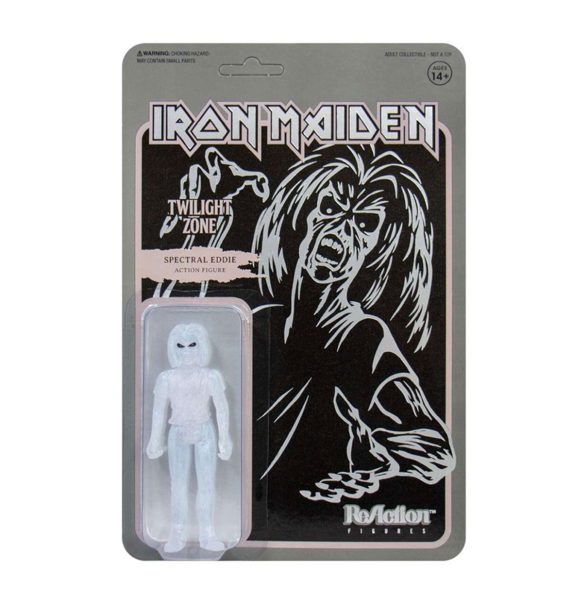 Iron Maiden: Twilight Zone - Spectral Eddie 3.75 inch ReAction Figuur