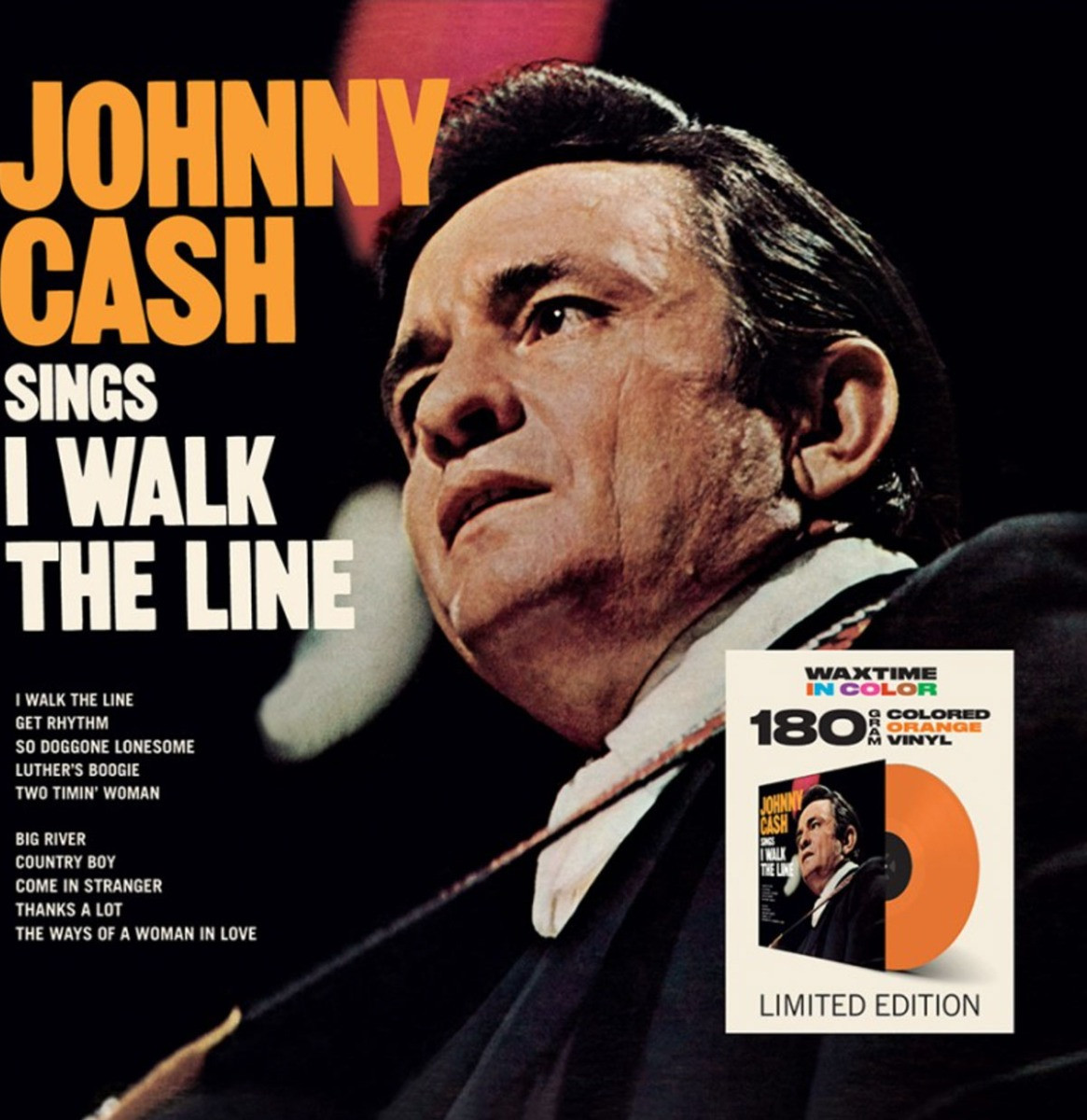 Johnny Cash - Sings I Walk The Line (Gekleurd Vinyl) LP