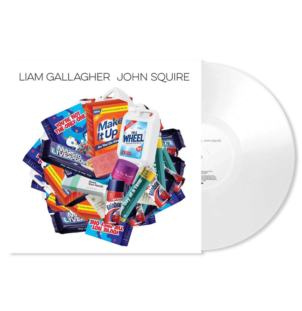 Liam Gallagher & John Squire - Liam Gallagher & John Squire (Wit Vinyl) LP