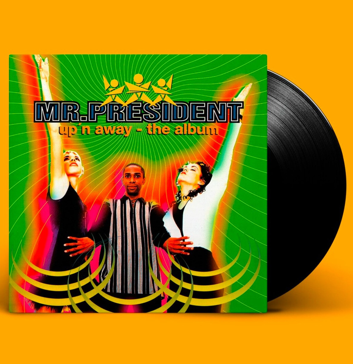 Mr. President - Up n&apos; Away LP Zwart Vinyl ZEER GELIMITEERD