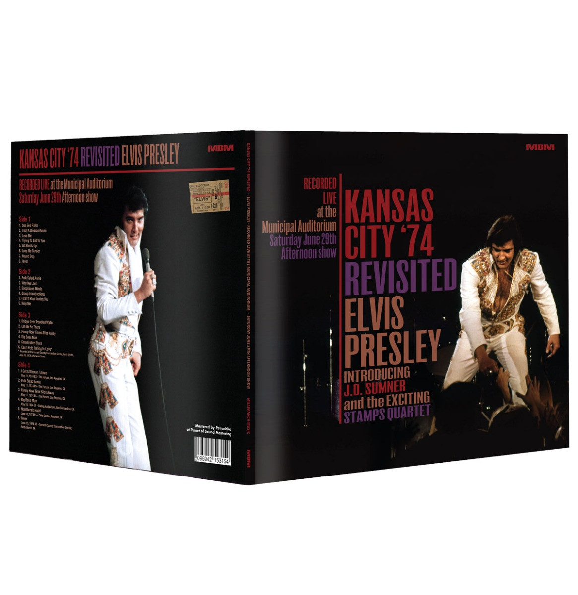 Elvis Presley - Kansas City &apos;74 Revisited Afternoon Show 2 LP - ZWART VINYL en CD