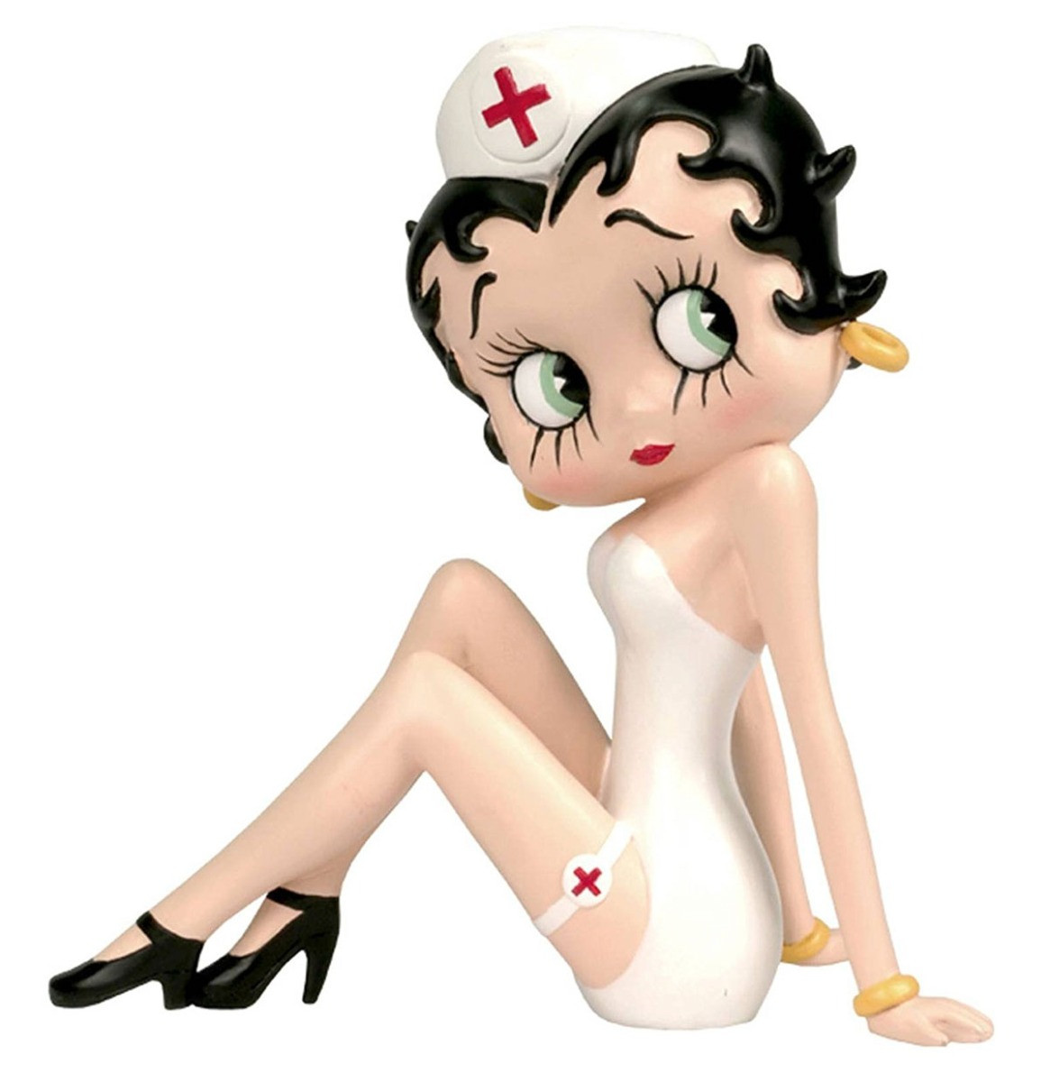 Betty Boop Zittende Verpleegster Beeldje 18 cm
