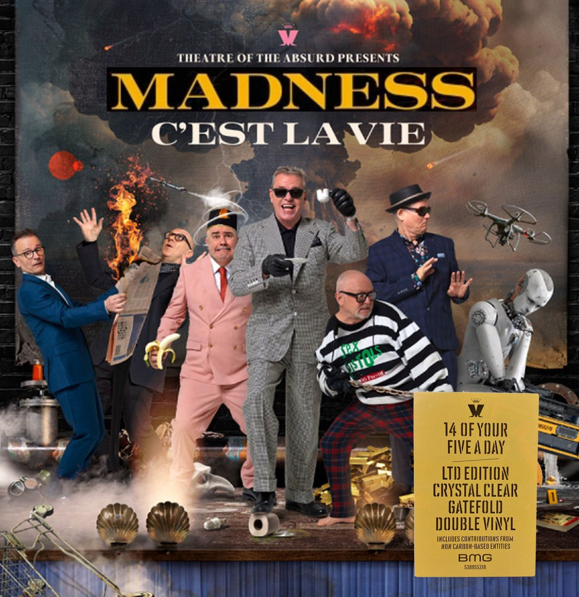 Madness - Theatre Of The Absurd Presents C'est La Vie (Transparant Vinyl) 2LP