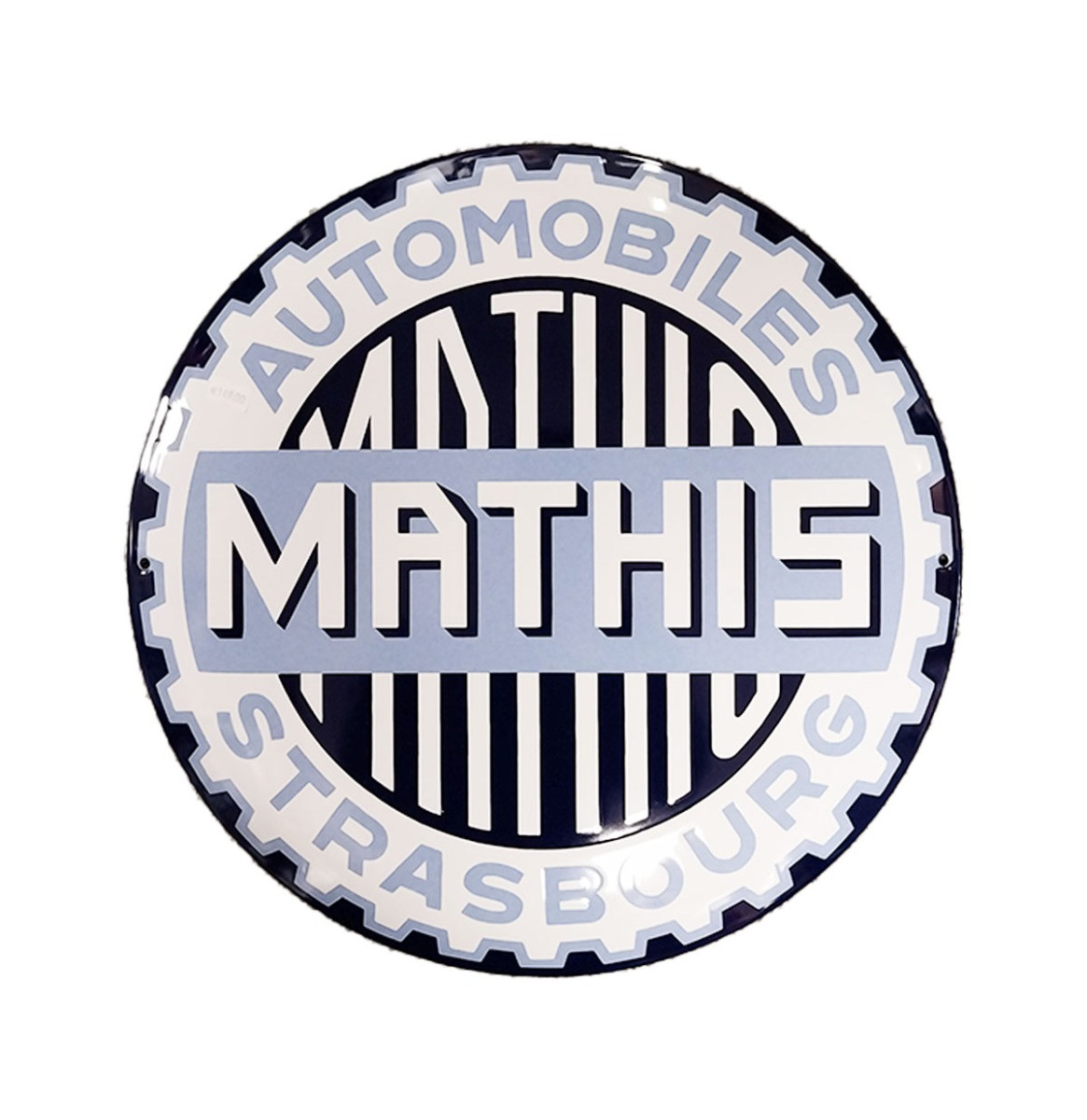 Mathis Automobiles Emaille Bord - Ø40cm