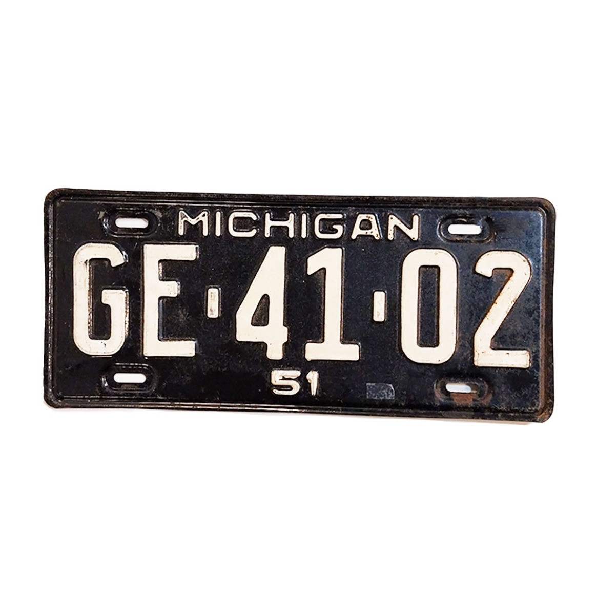 Michigan Kentekenplaat - 1951 - Origineel Amerikaans