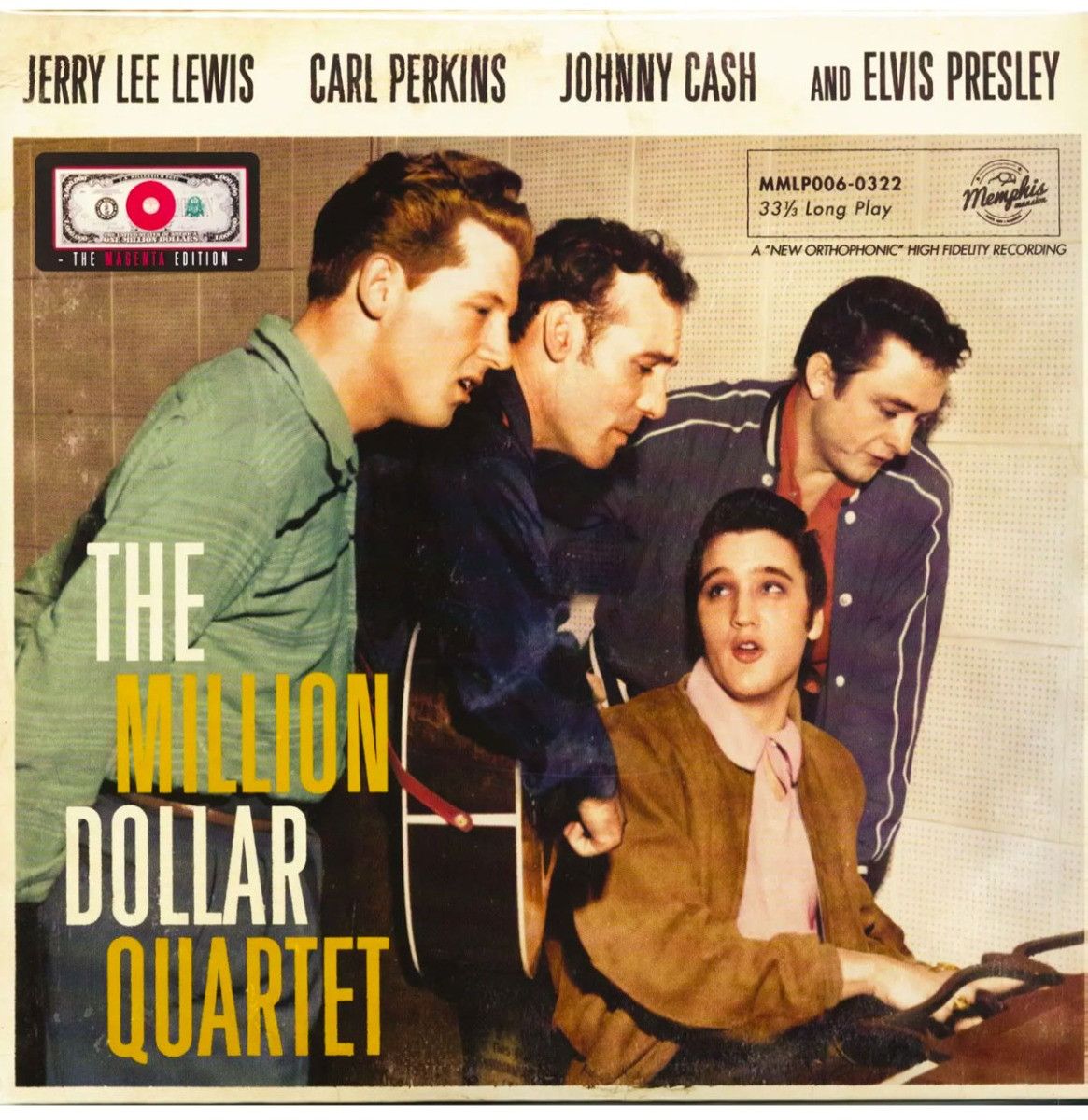 Elvis Presley - The Million Dollar Quartet 2-LP Gelimiteerde Oplage MAGENTA