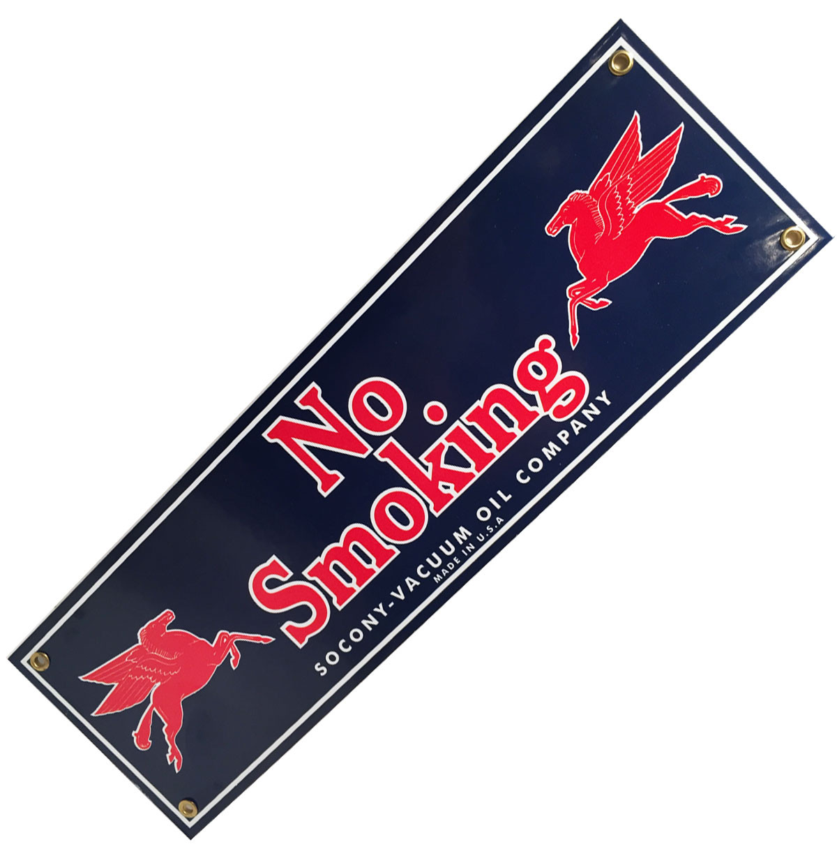 No Smoking Socony-Vacuum Oil Company Emaille Bord