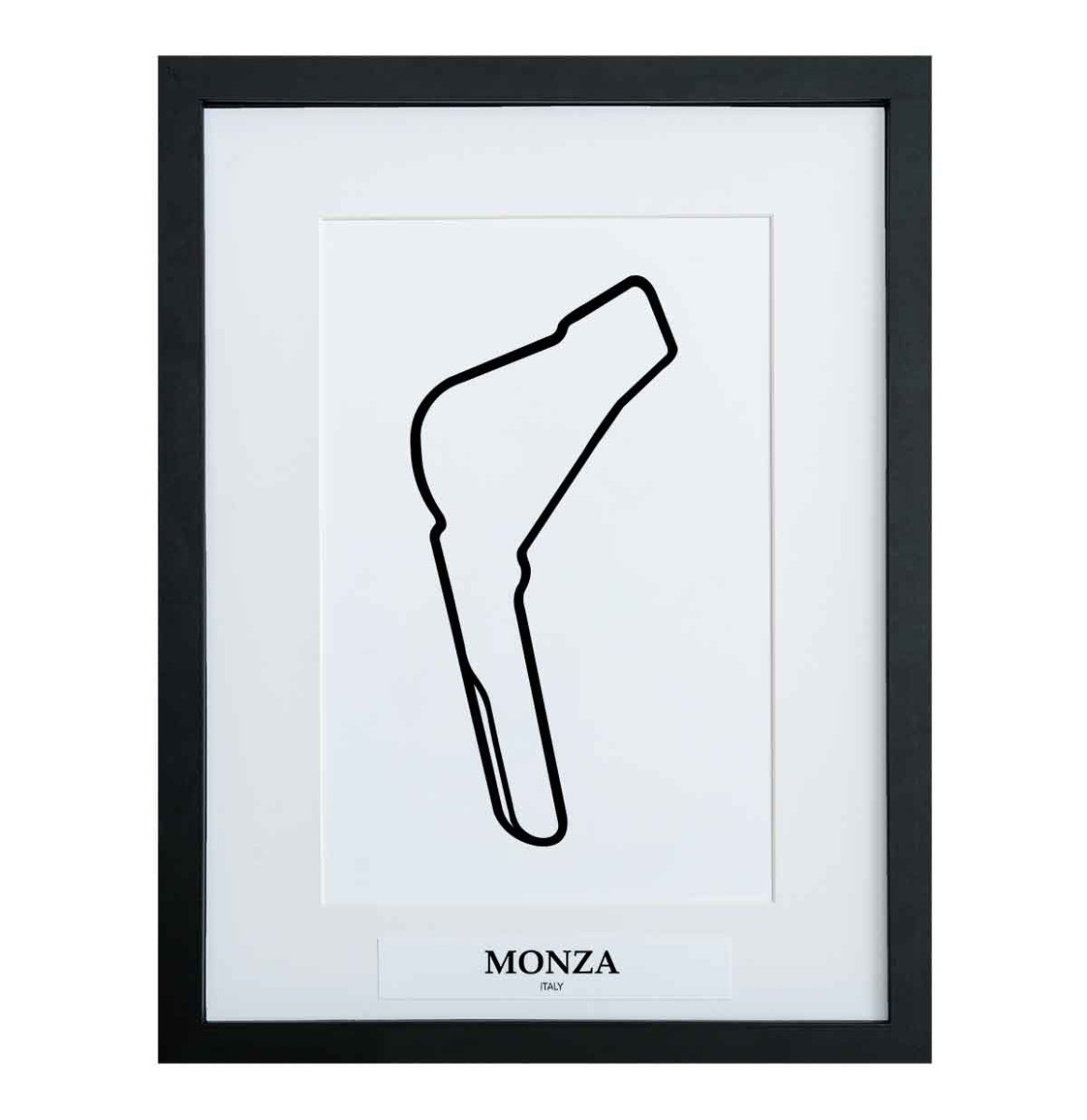 Formule 1 Circuit Monza 3D Print - Zwart