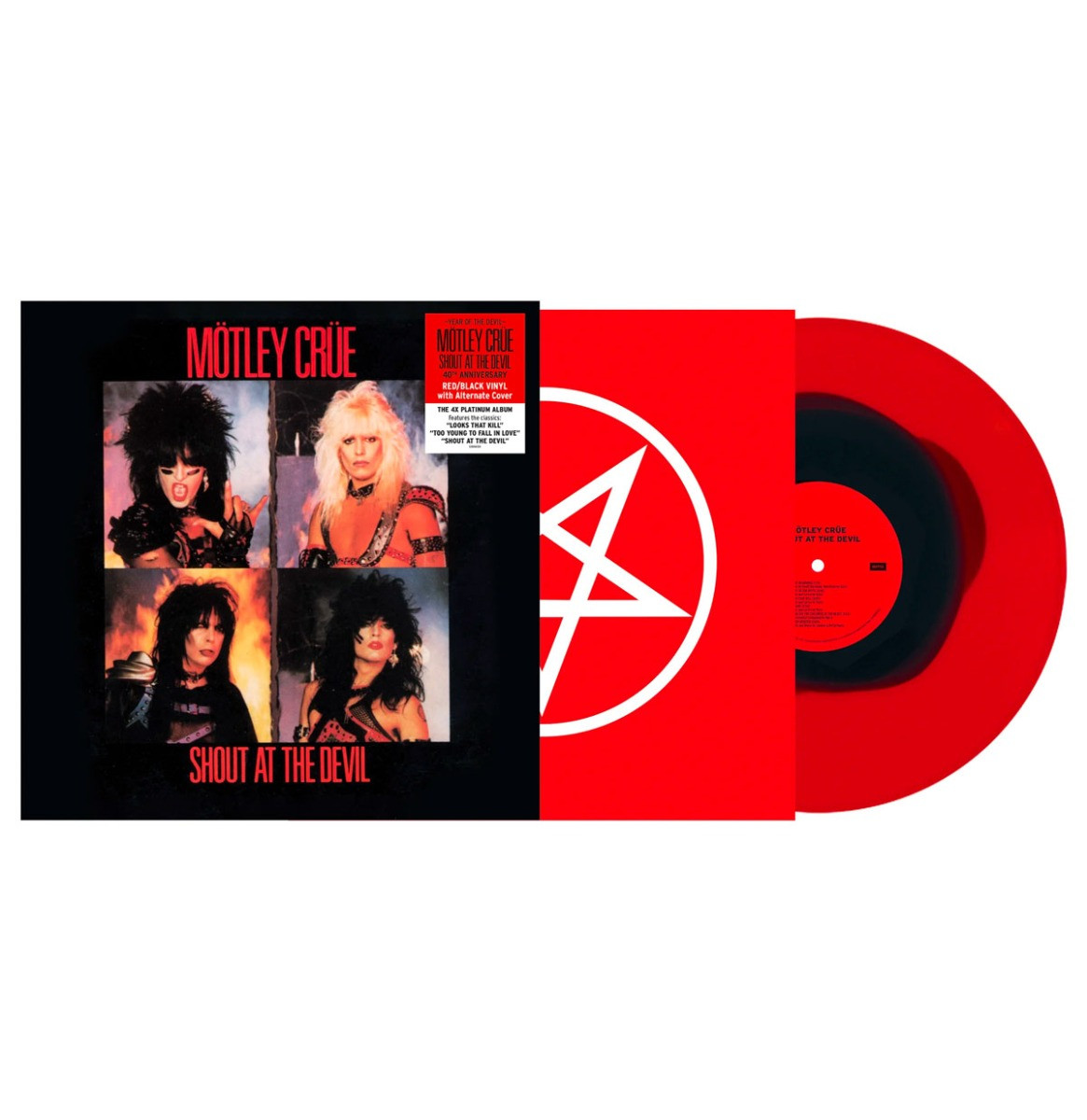 Mötley Crüe - Shout At The Devil (Gekleurd Vinyl) LP