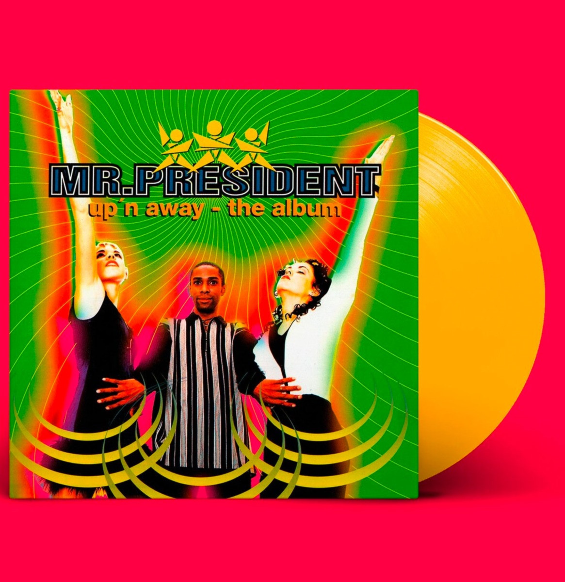 Mr. President - Up n&apos; Away LP Geel Vinyl ZEER GELIMITEERD