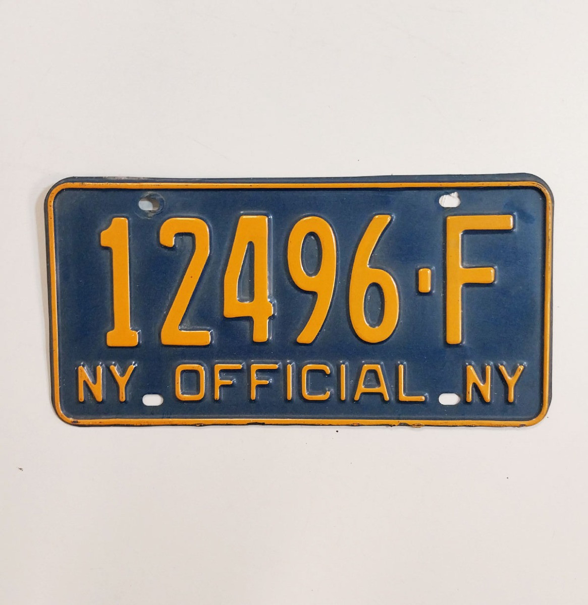 New York Official Kentekenplaat - 1970s - Origineel