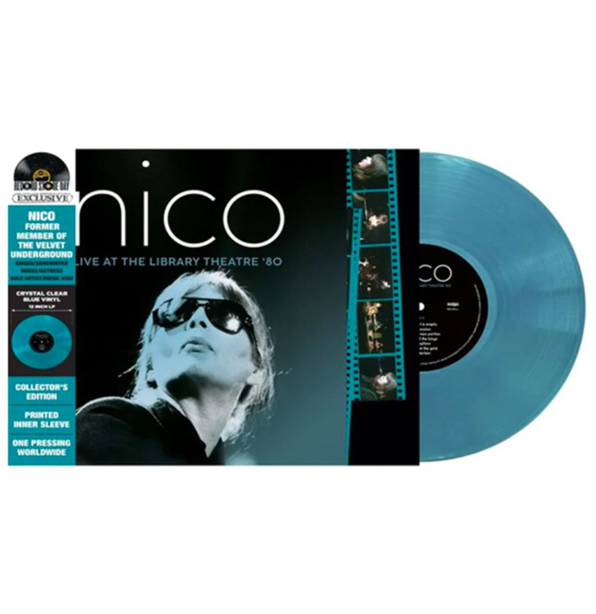 Nico - Live At The Library Theatre '80 (Gekleurd Vinyl) (Record Store Day 2023) LP