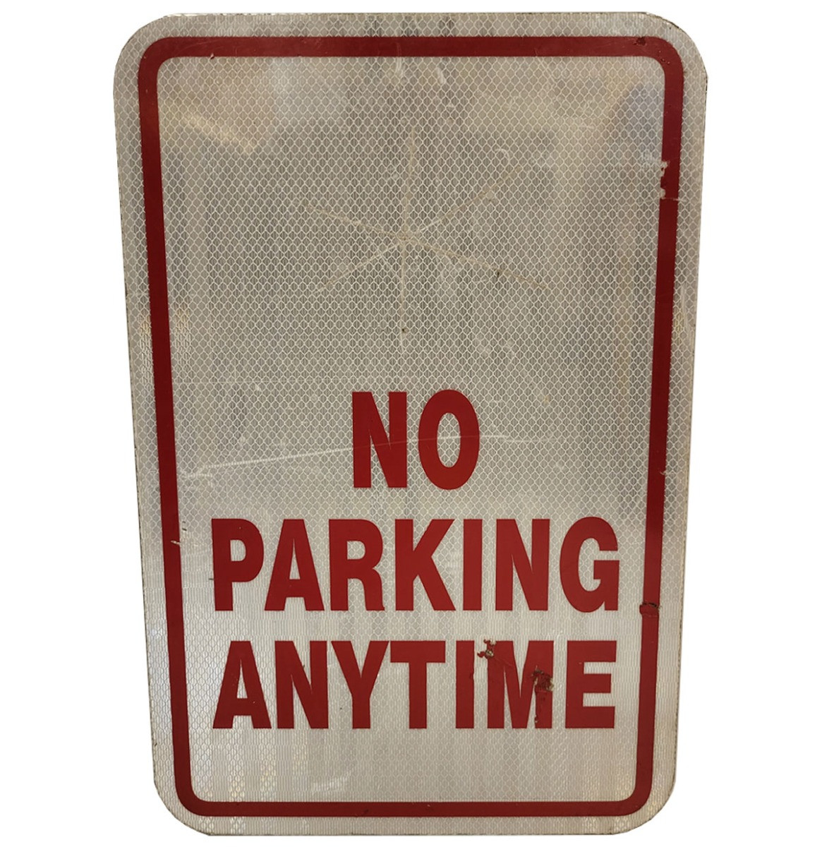 No Parking Anytime Metalen Straatbord - Origineel - 46 x 32 cm