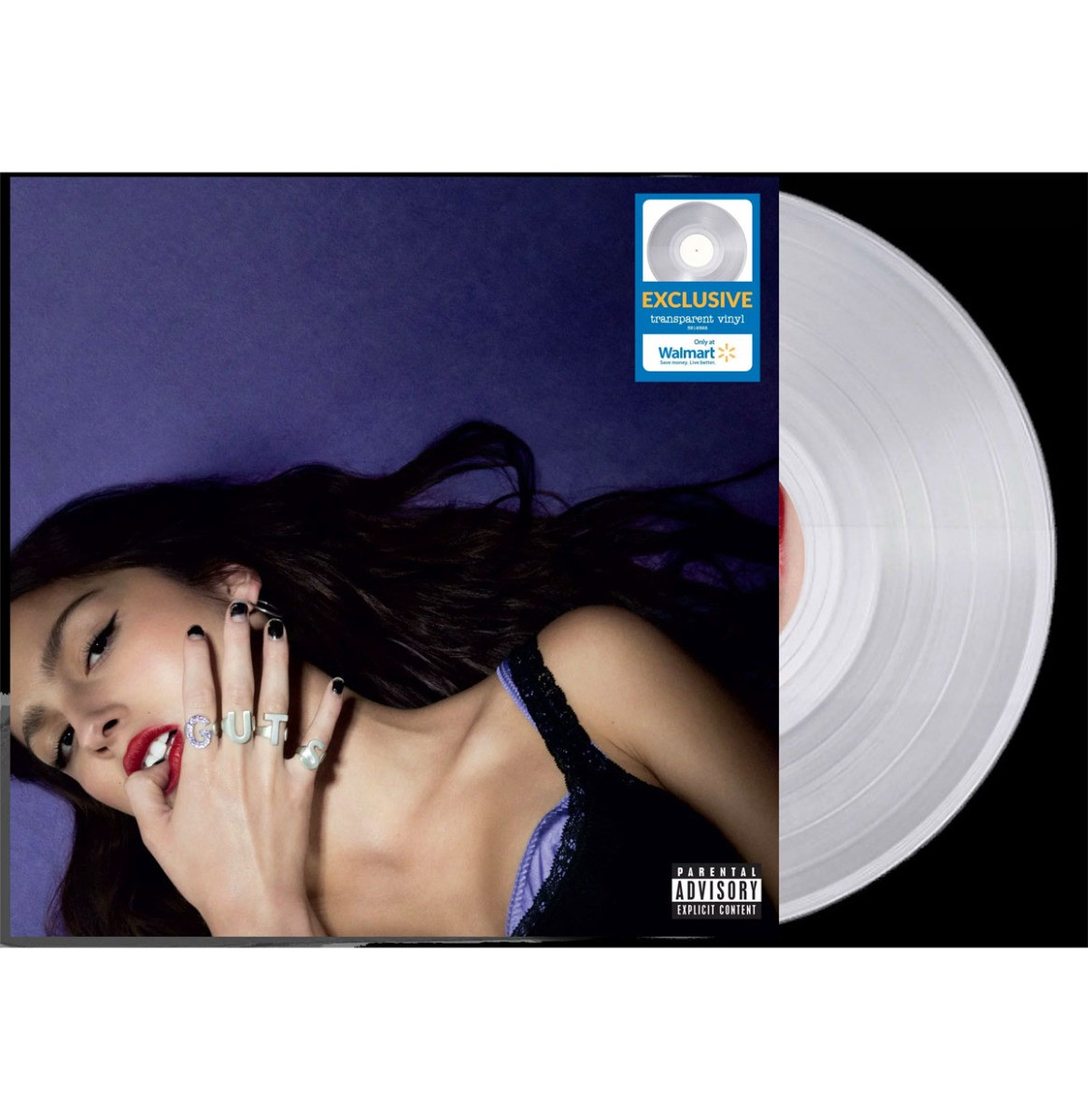 Olivia Rodrigo - Guts (Transparant Vinyl) (Walmart Exclusief) LP