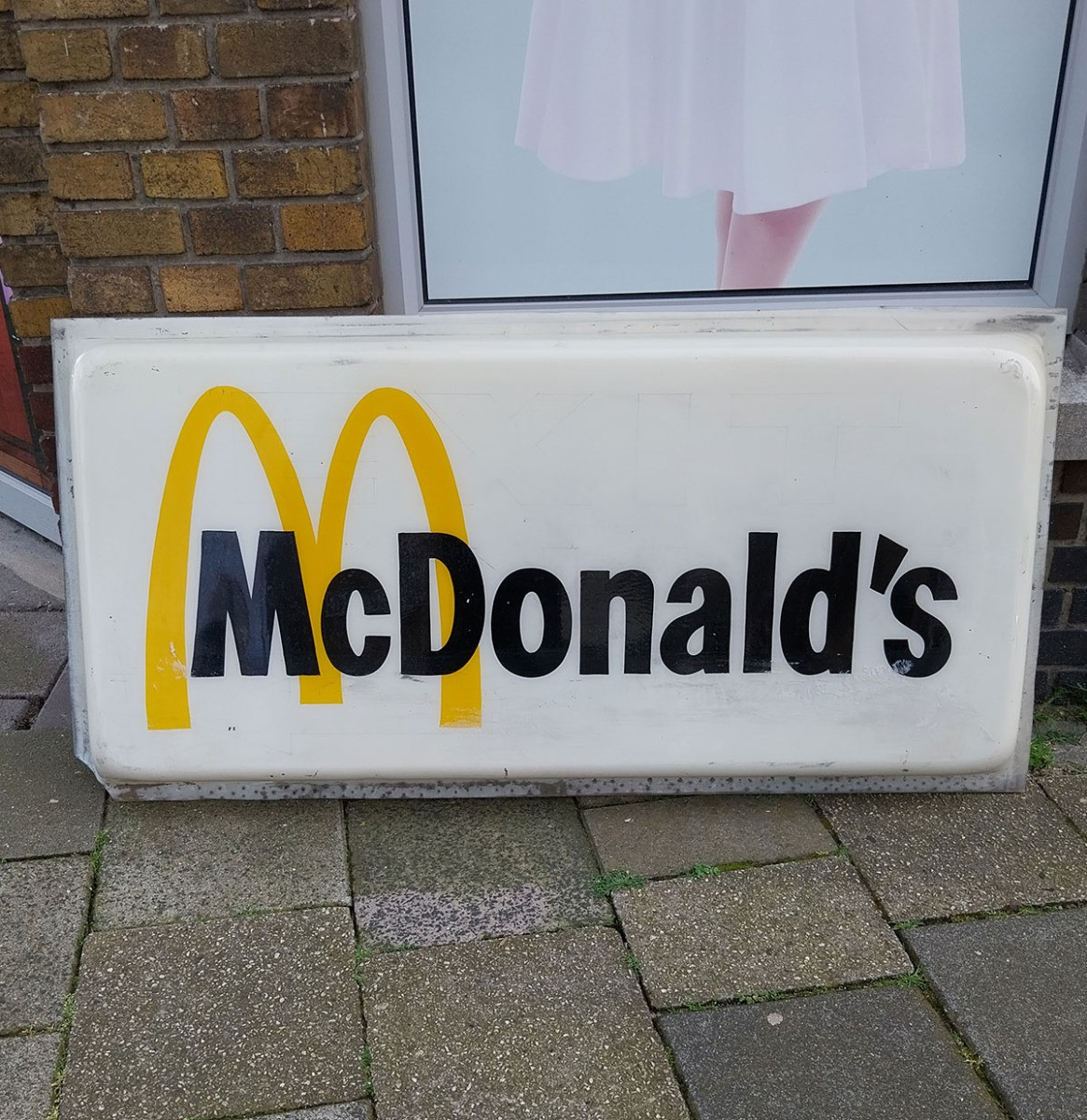 McDonald&apos;s Origineel Amerikaans Plastic Bord - 123 x 60cm