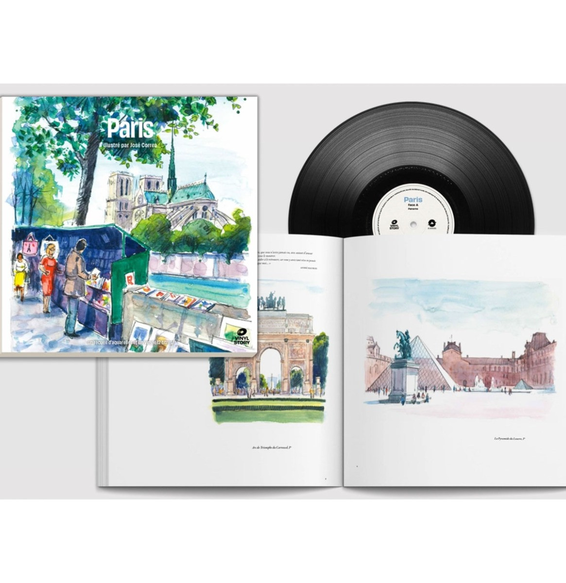 Paris - Vinyl Story LP + Stripboek