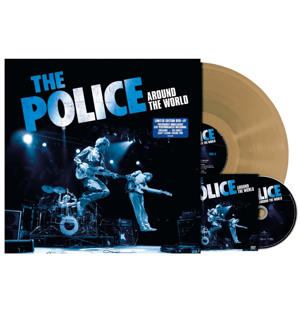 The Police - Around The World (Gekleurd Vinyl) LP + DVD