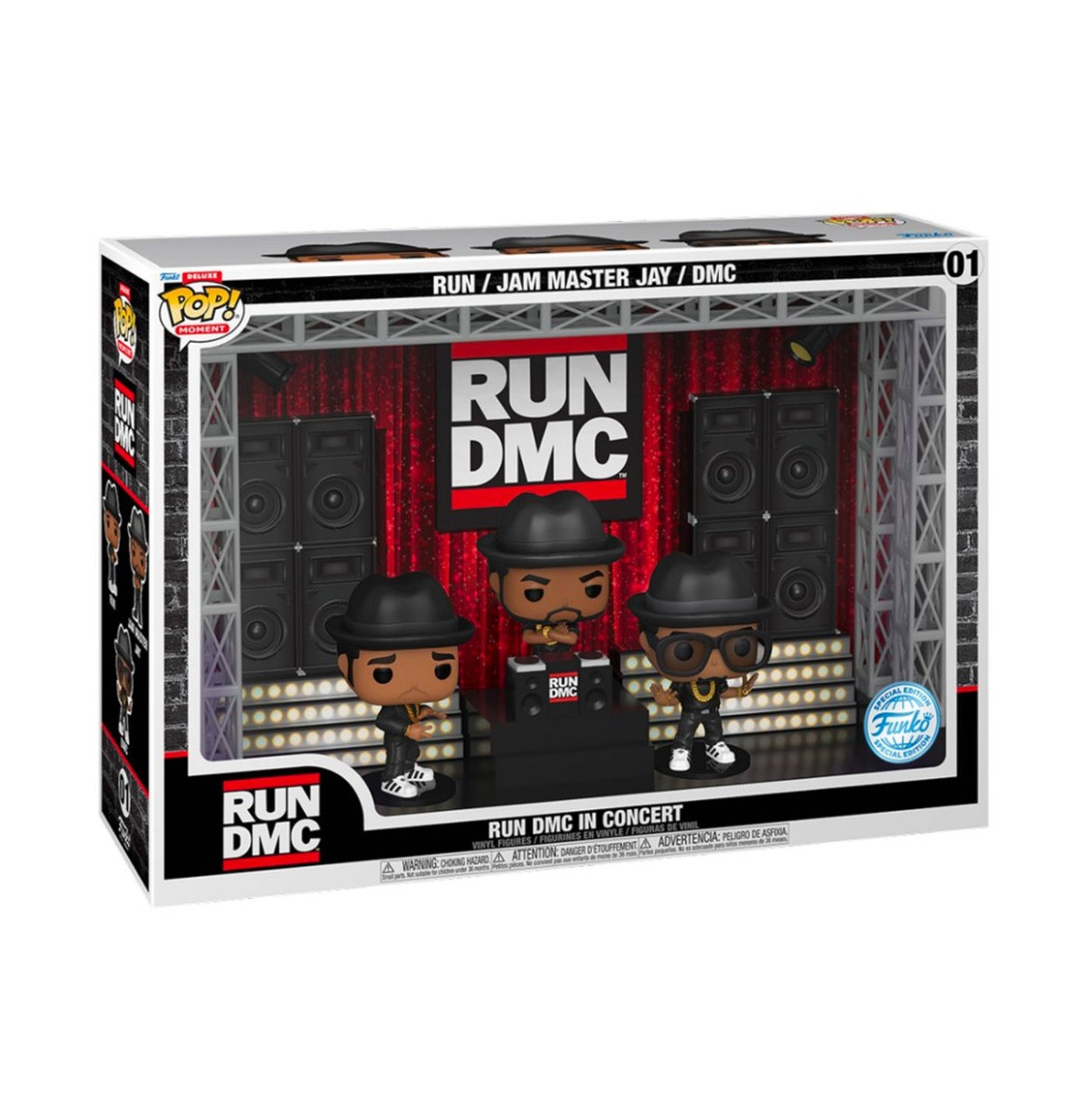 Funko Pop! Moments Deluxe: Run-DMC Stage