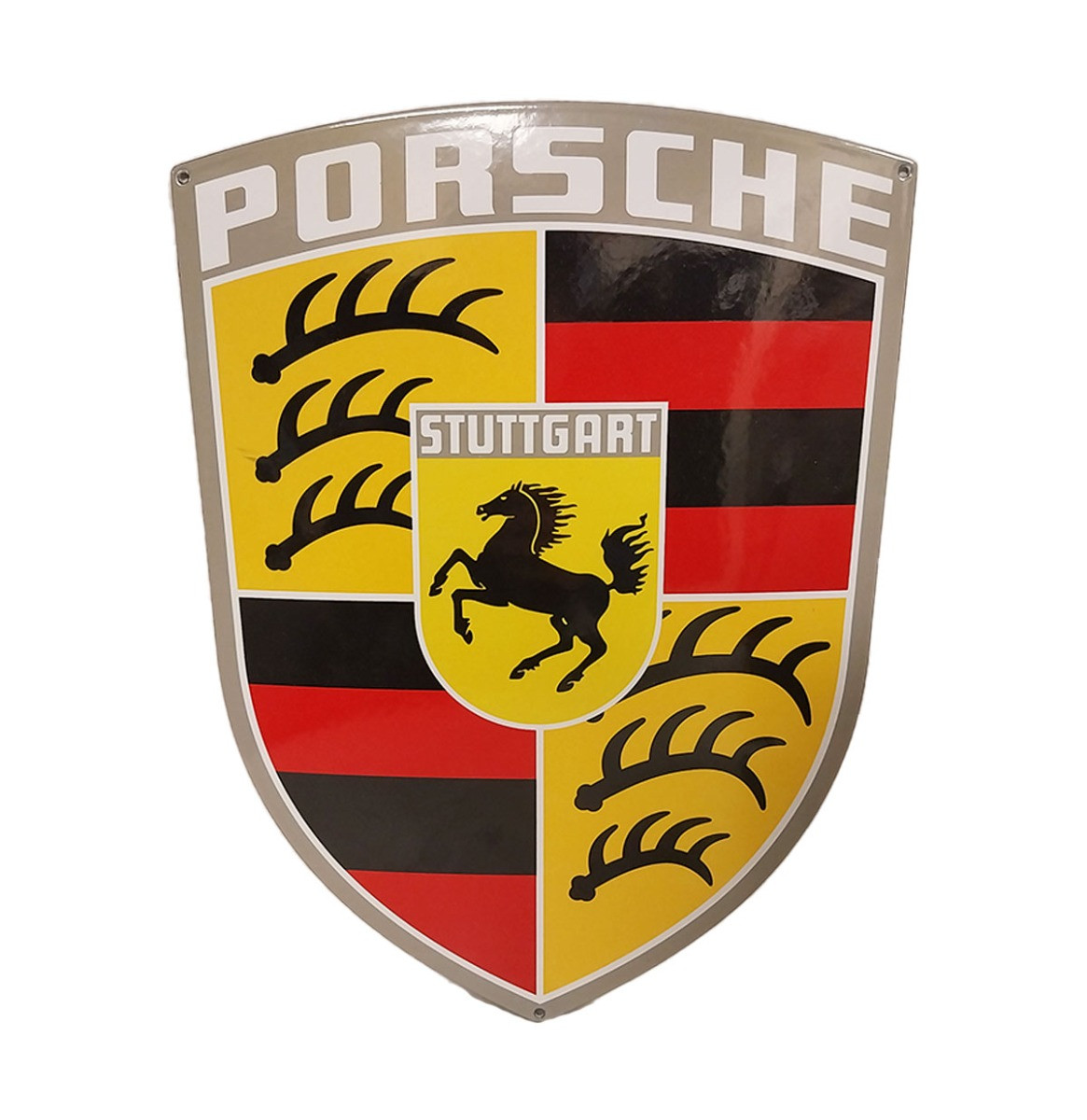 Porsche Ouder Logo Emaille Bord - 35 x 25cm