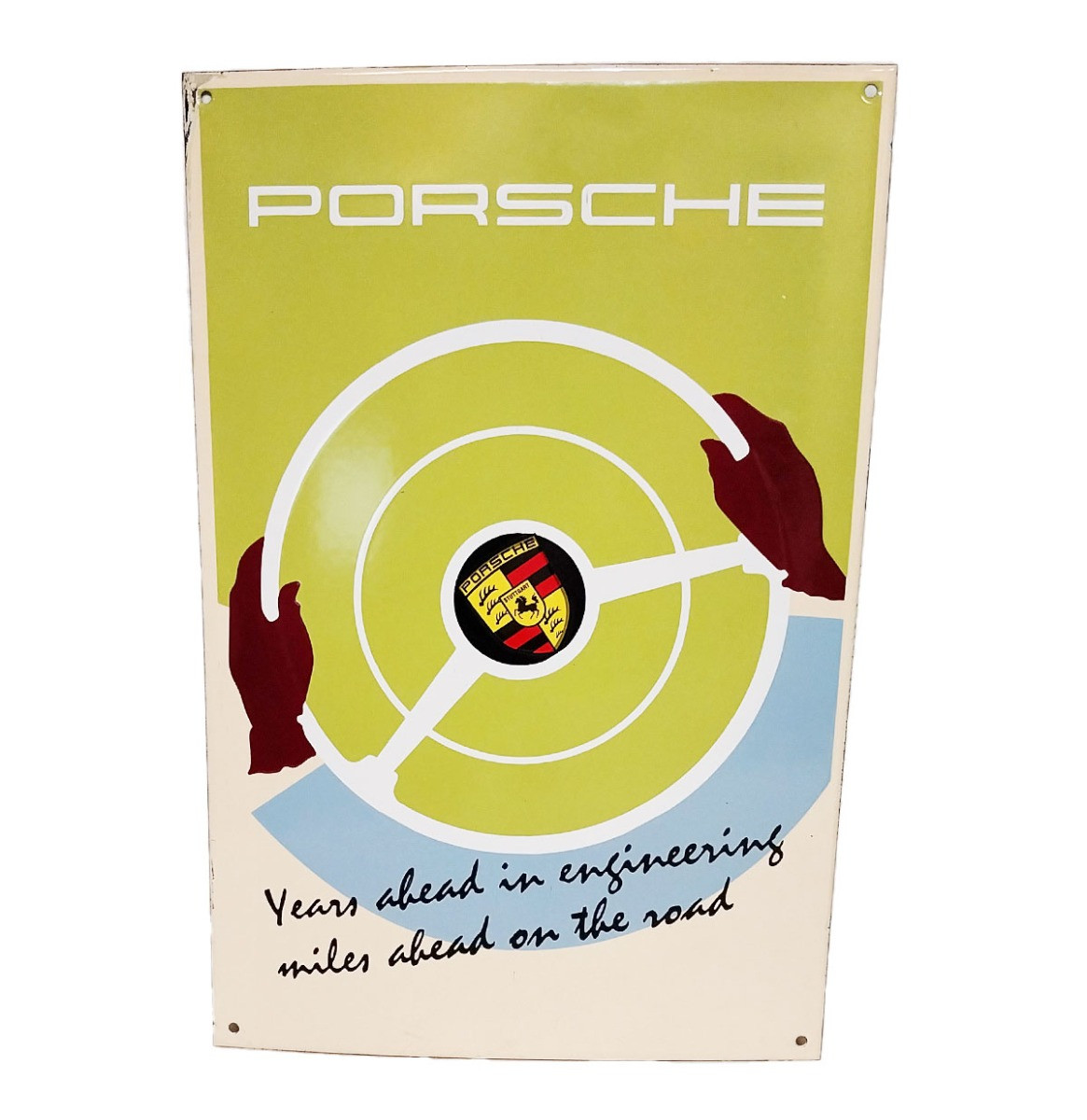 Porsche Years Ahead Emaille Bord - 52 x 35 cm