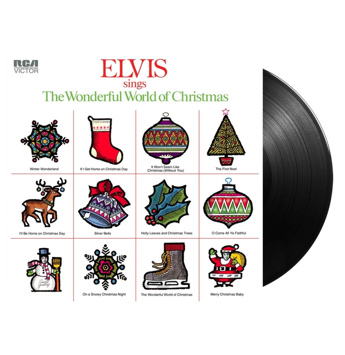 Elvis Presley - Elvis Sings The Wonderful World Of Christmas LP