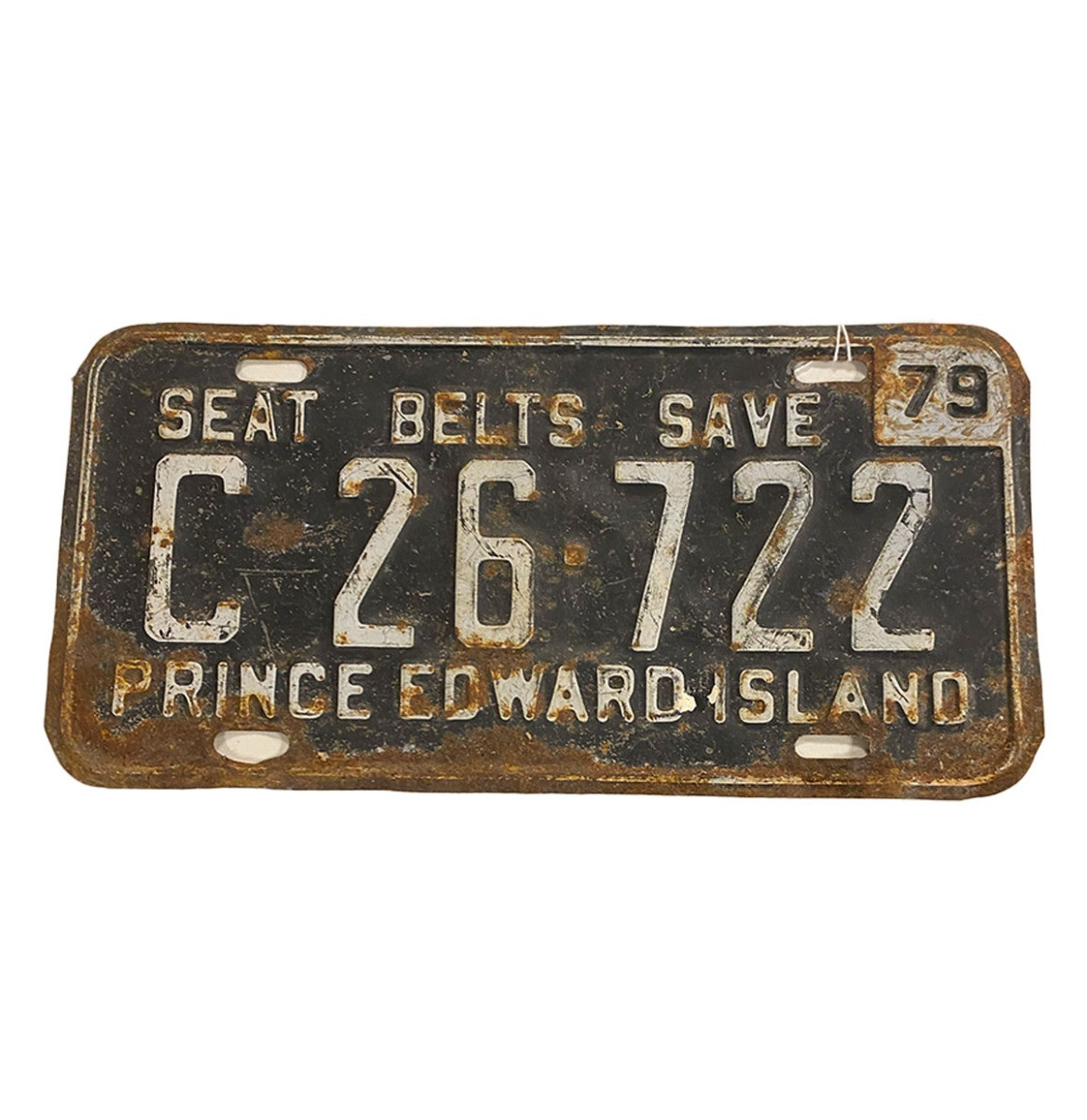 Prince Edward Island License Plate - Original - 1979