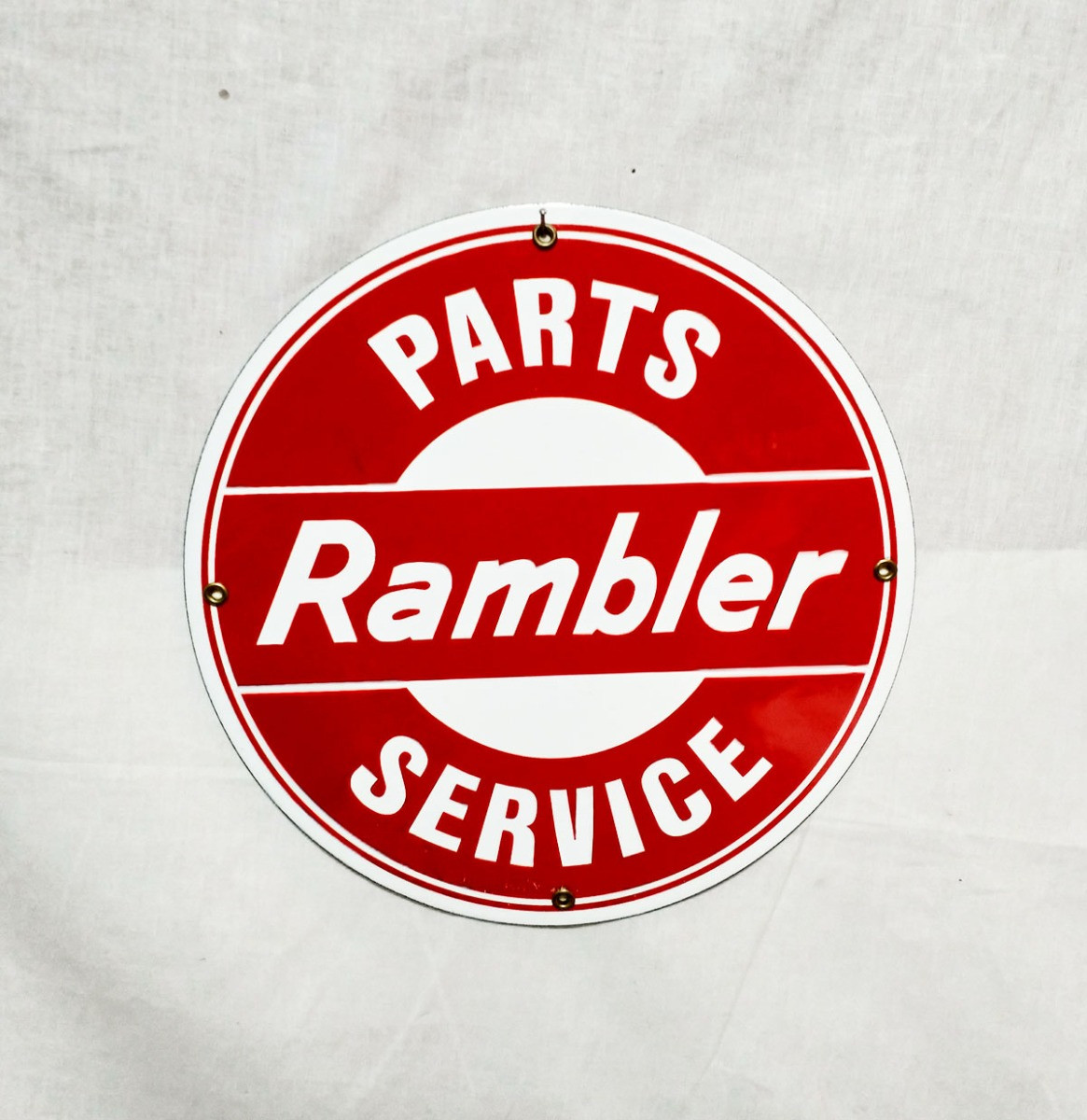 Rambler Service Parts Emaille Bord 30 cm