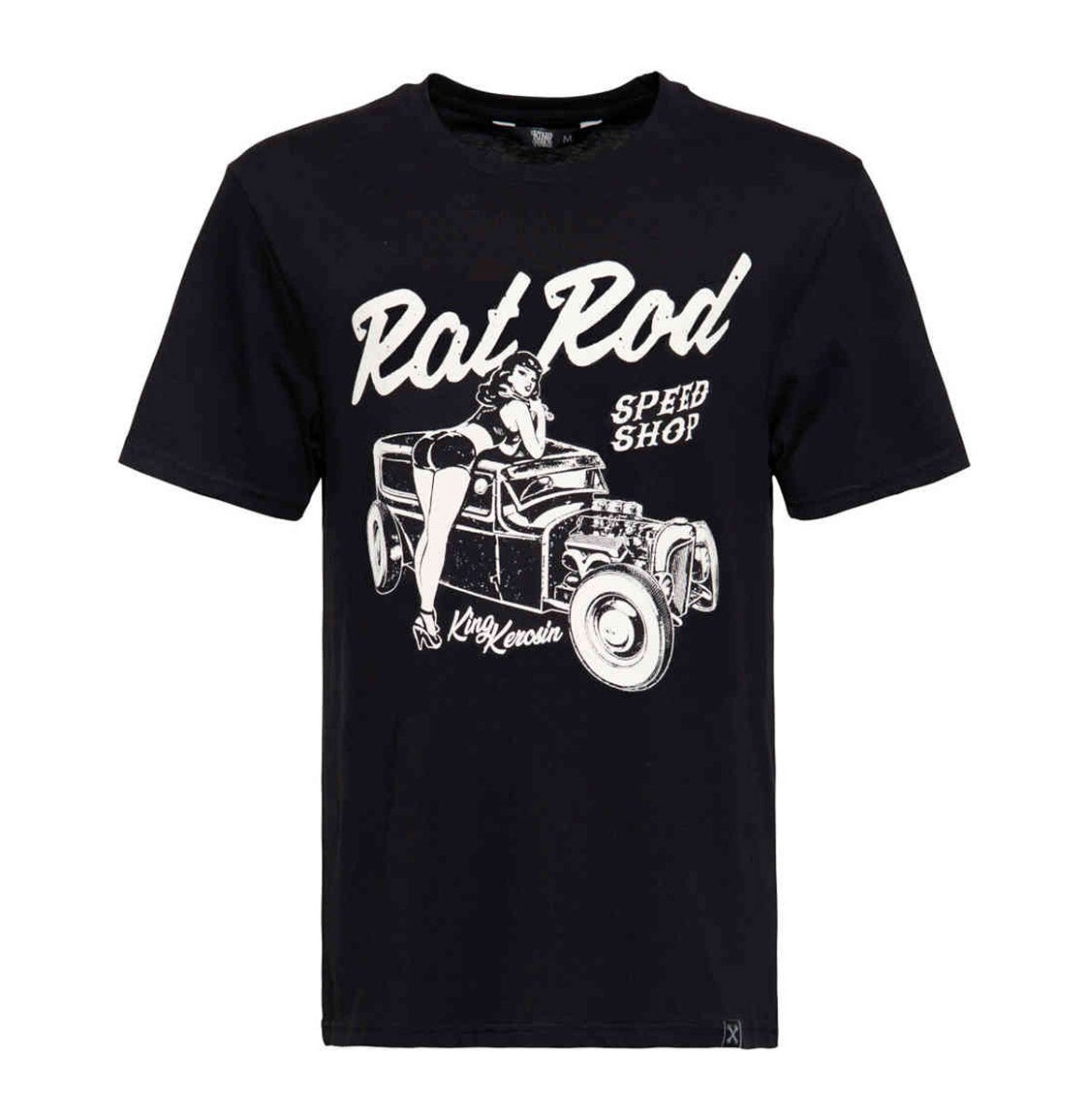 King Kerosin Rat Rod Roadrunner Shirt Black-XL