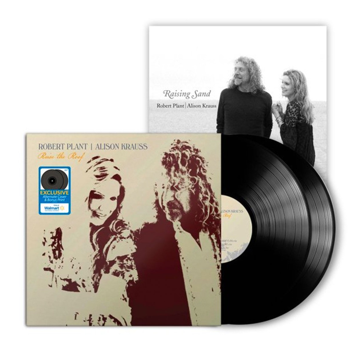 Robert Plant & Alison Krauss - Raise The Roof (Alternatieve Cover + Bonus Poster) (Walmart Exclusive) 2LP