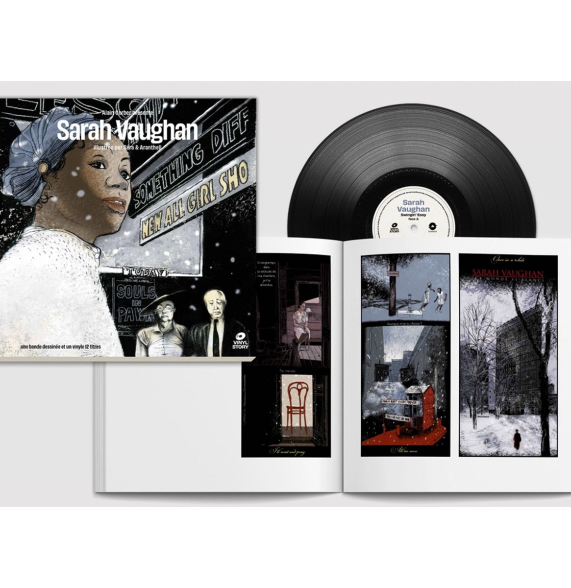 Sarah Vaughan - Sarah Vaughan Vinyl Story LP + Stripboek