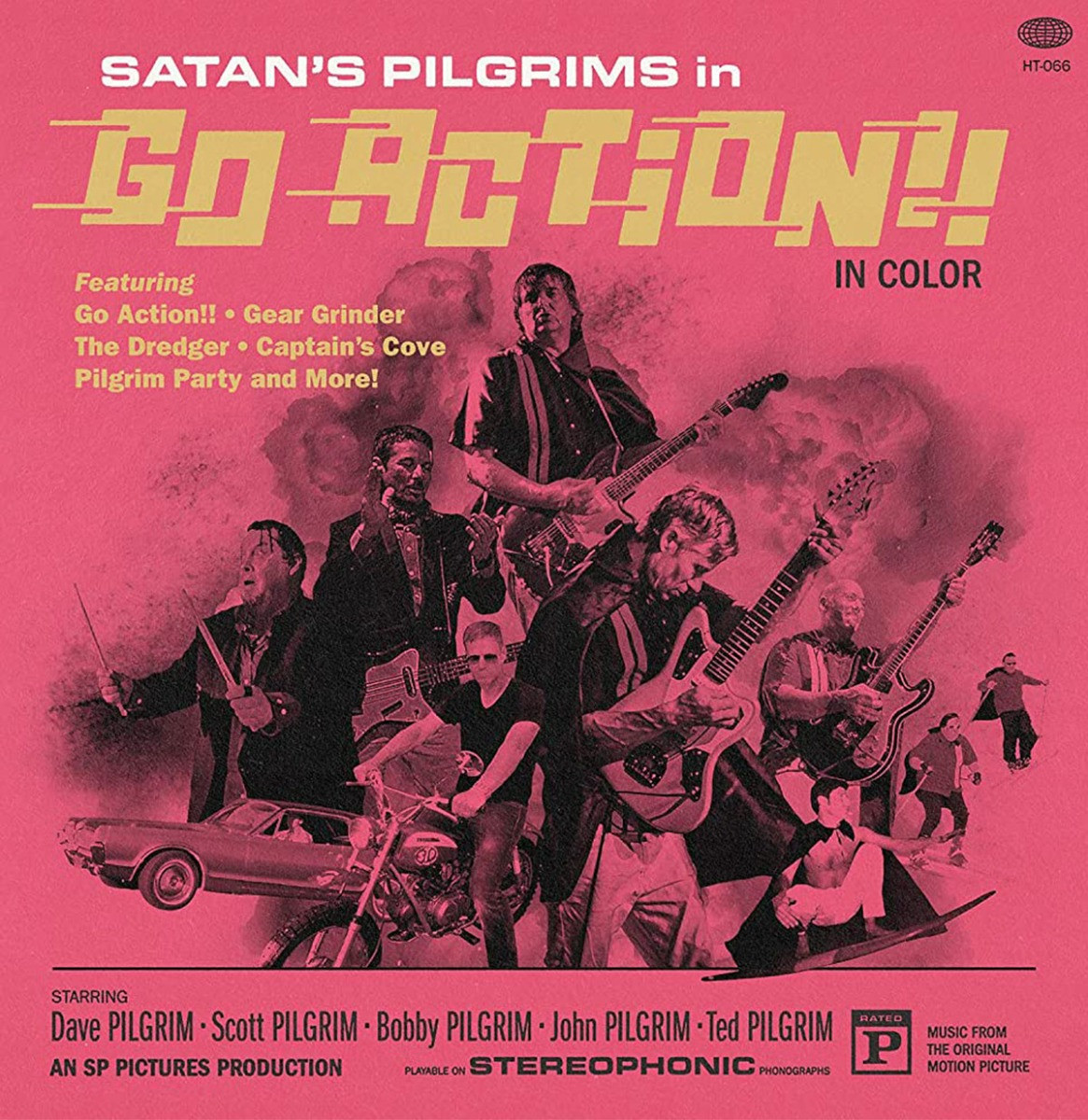 Satan&apos;s Pilgrims - Go Action!! (Goud Vinyl) LP