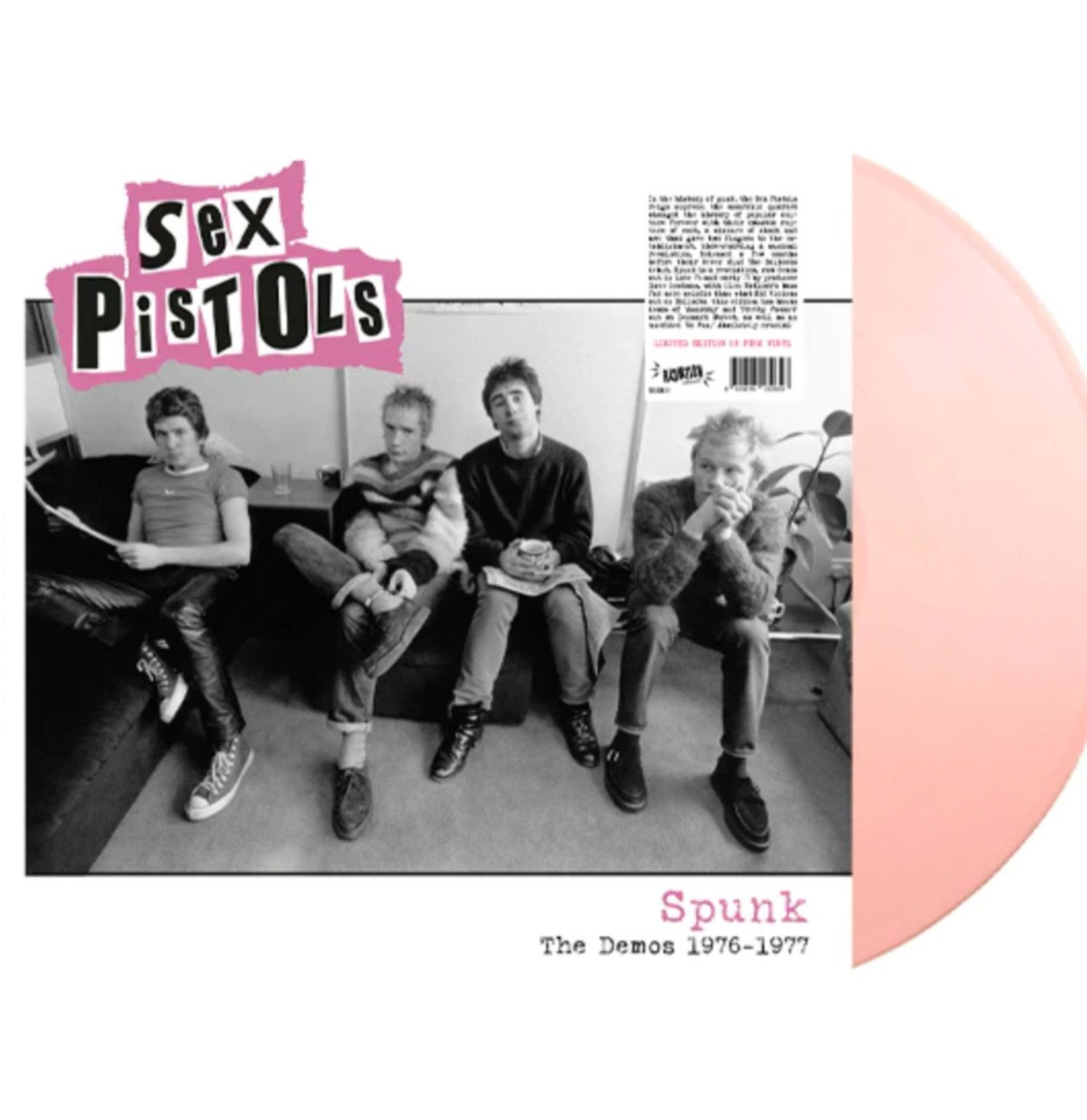 Sex Pistols - Spunk - The Demos 1976-1977 (Roze Vinyl) LP