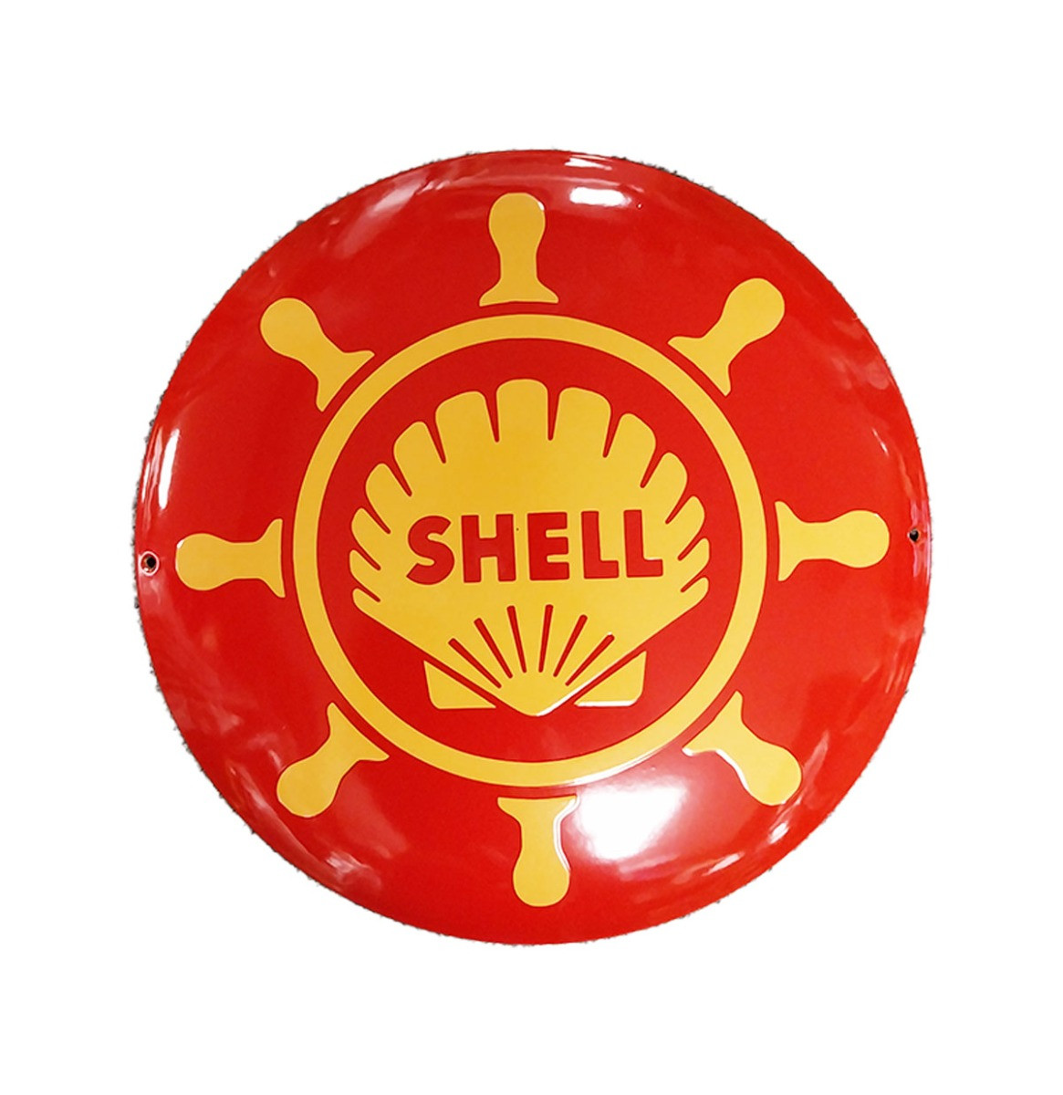 Shell Marine Logo Emaille Bord - Ø40cm