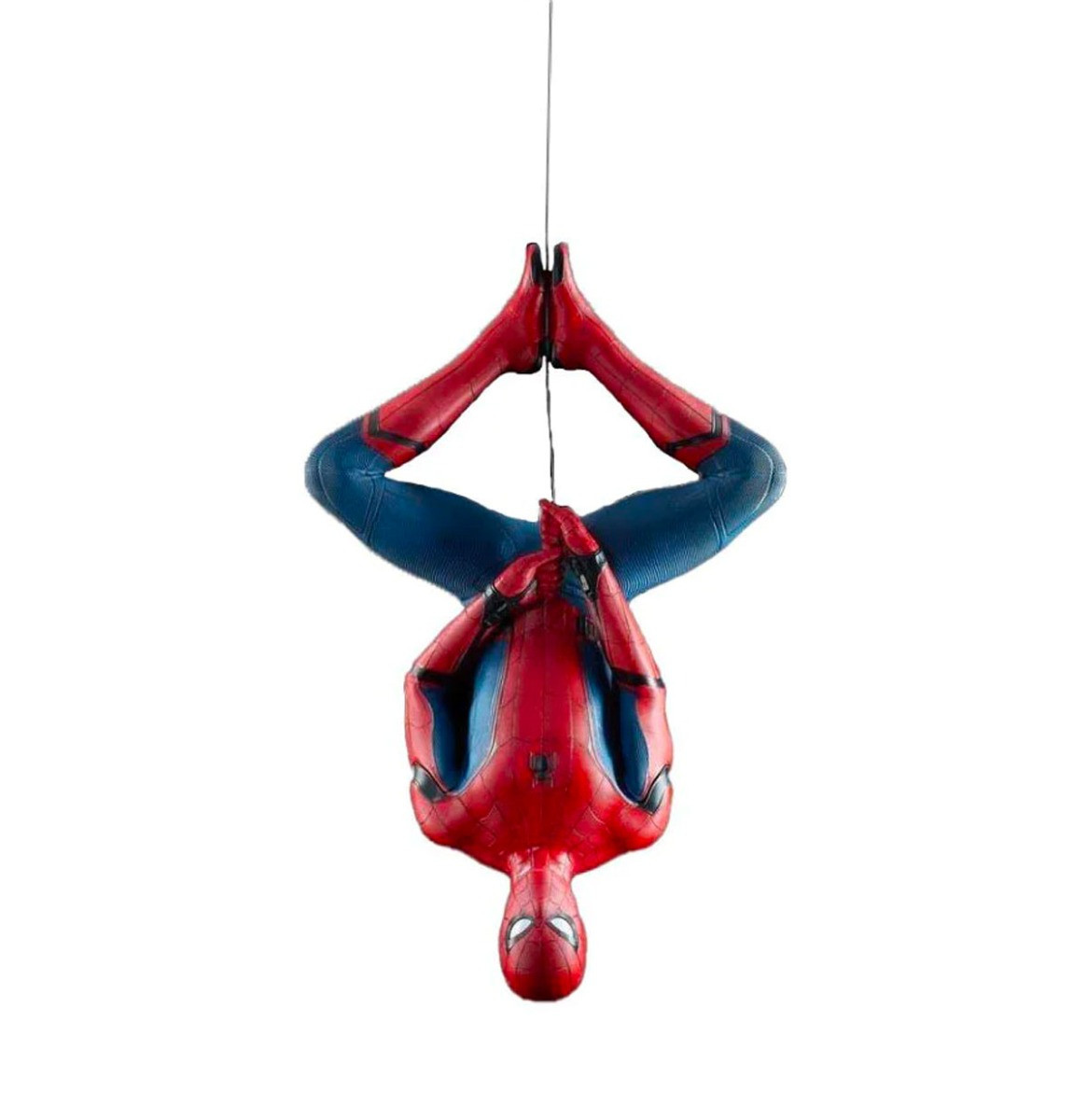 Spiderman Hangend Levensgroot Beeld