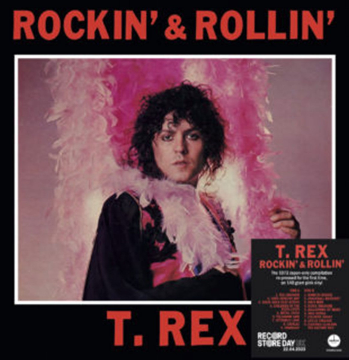 T. Rex - Rockin' & Rollin' (Gekleurd Vinyl) (Record Store Day 2023) LP