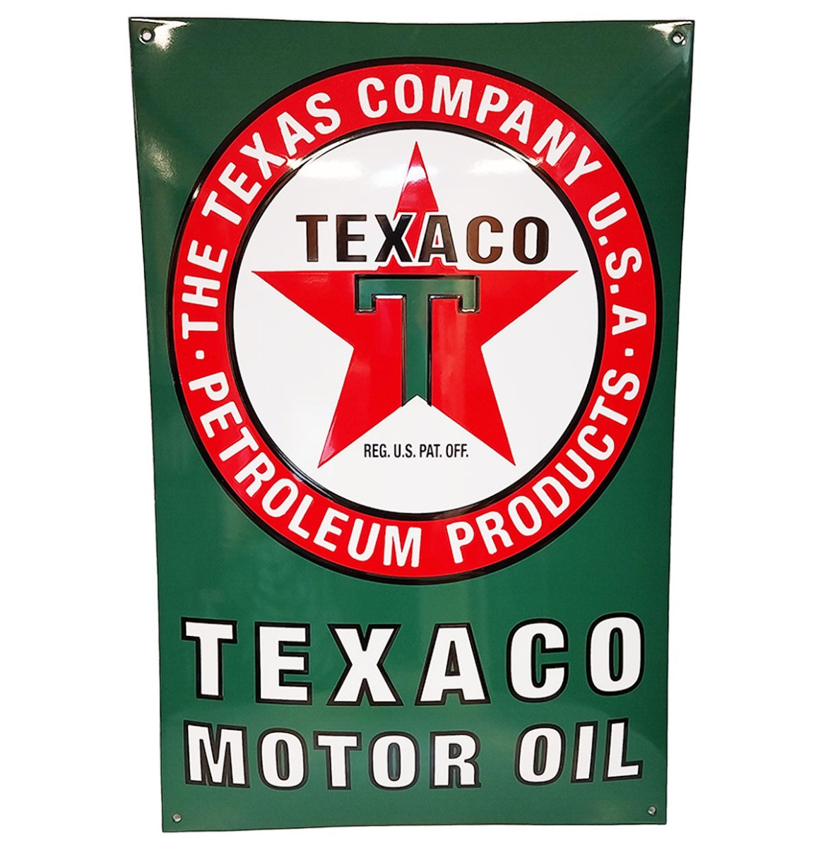 Texaco Motor Oil Emaille Bord - 60 x 40cm